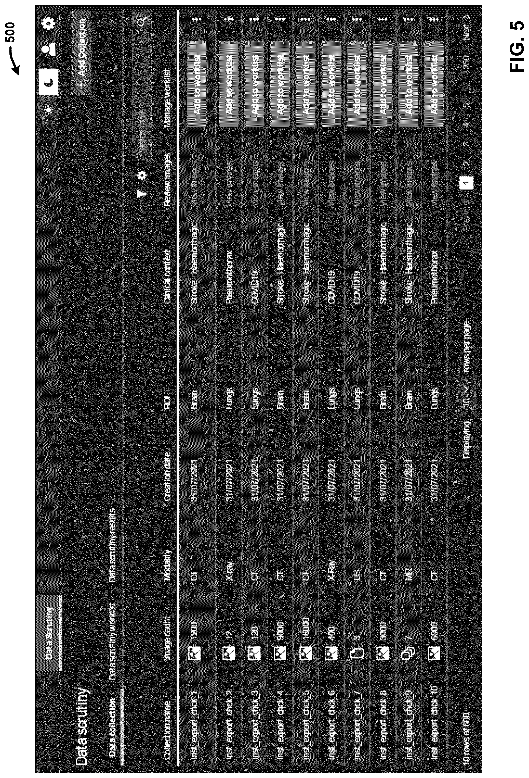 Patent US12333716 Figure 5 – Generating high quality training data collections for training artificial intelligence models