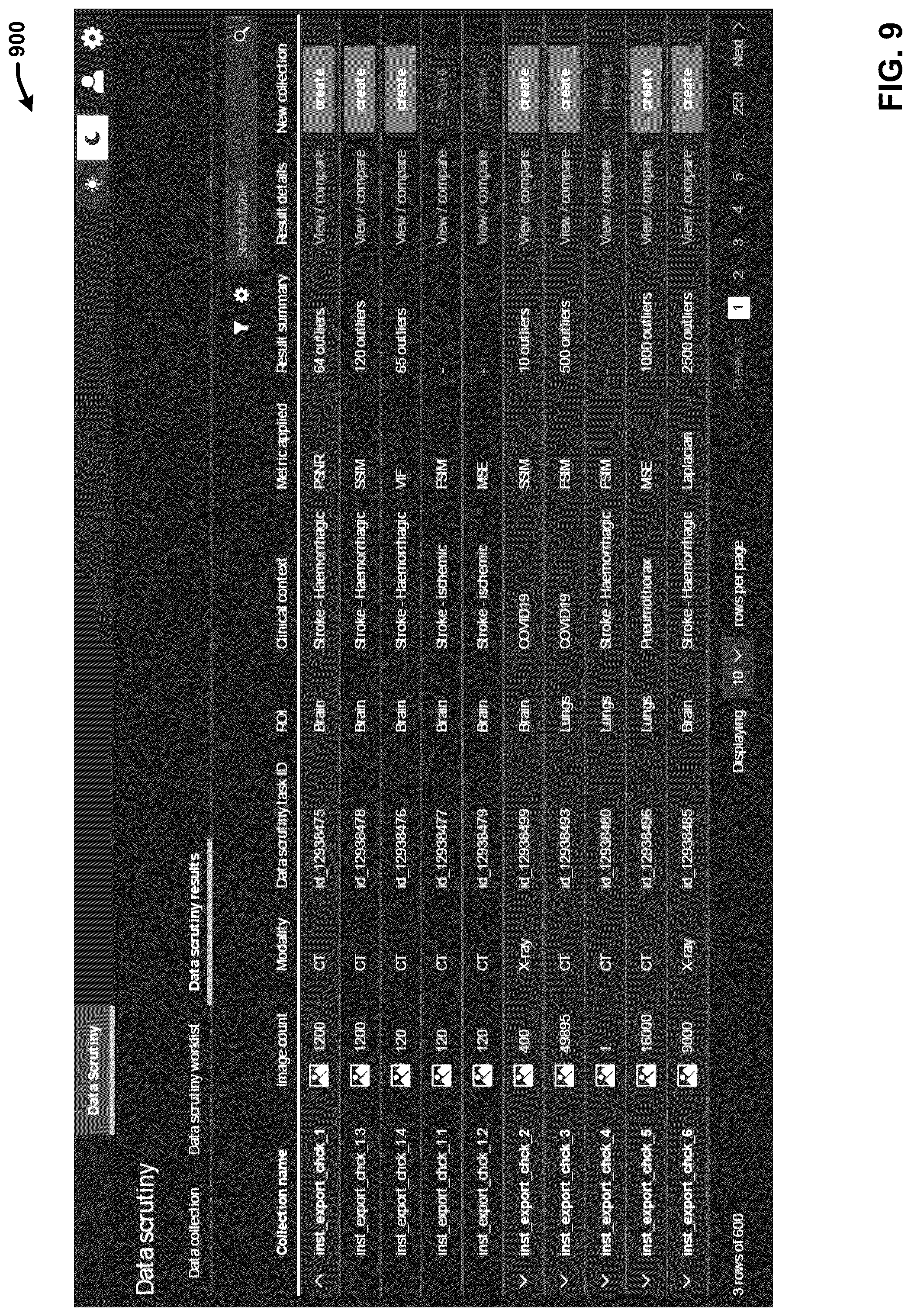 Patent US12333716 Figure 9 – Generating high quality training data collections for training artificial intelligence models