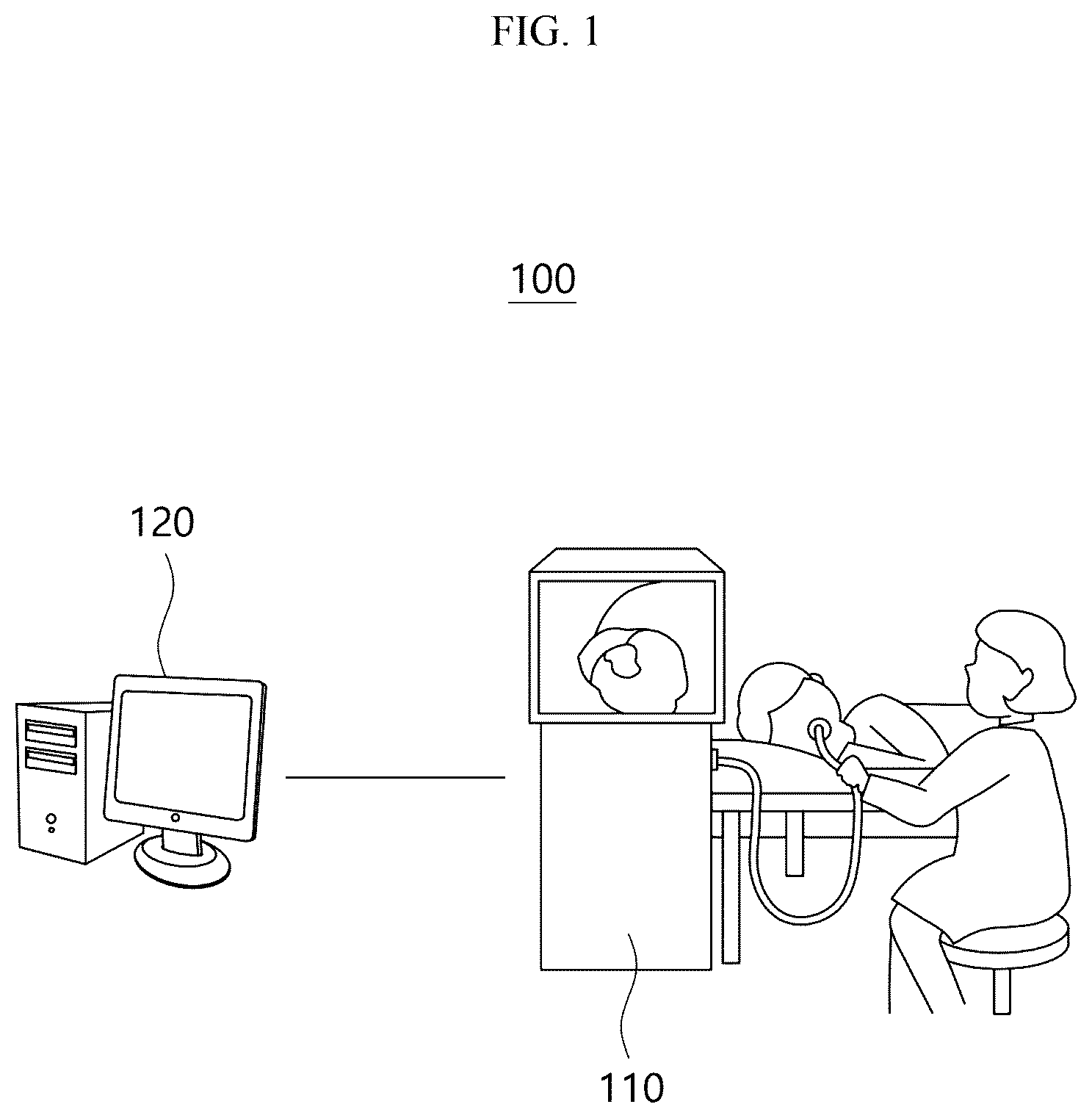 Patent US12333724 Figure 1 – Electronic device for analyzing endoscopic images and providing information about a plurality of lesions, and endoscopic examination system including the electronic device