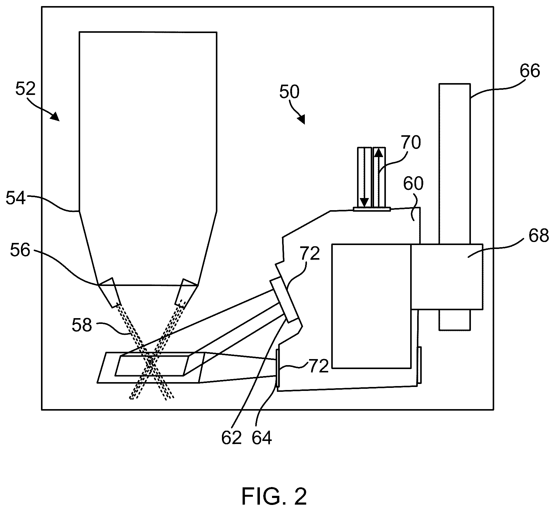 Patent US12333737 Figure 2 – Powder flow measurement in additive manufacturing systems