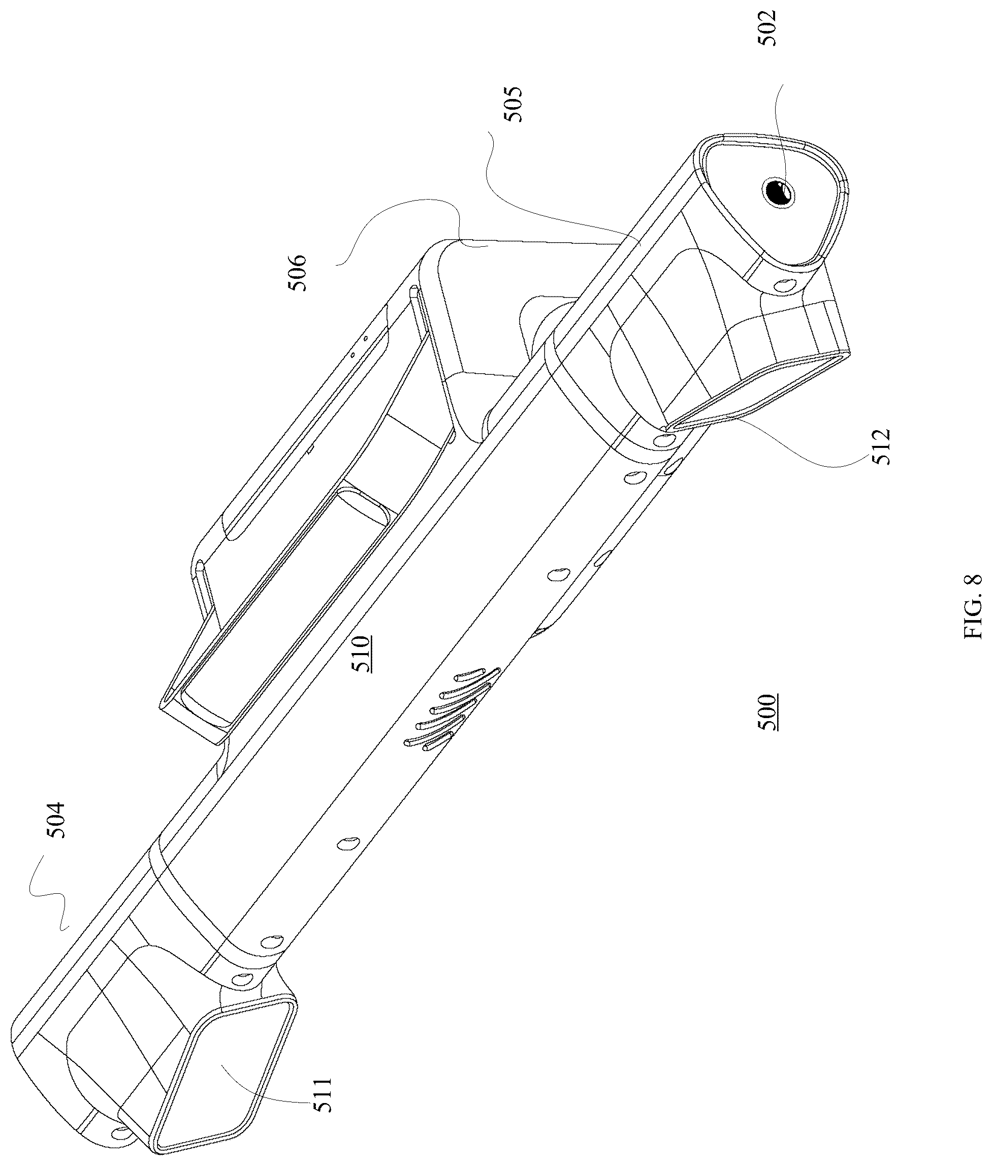 Patent US12333740 Figure 8 – Determining a location of a shopping container within a store