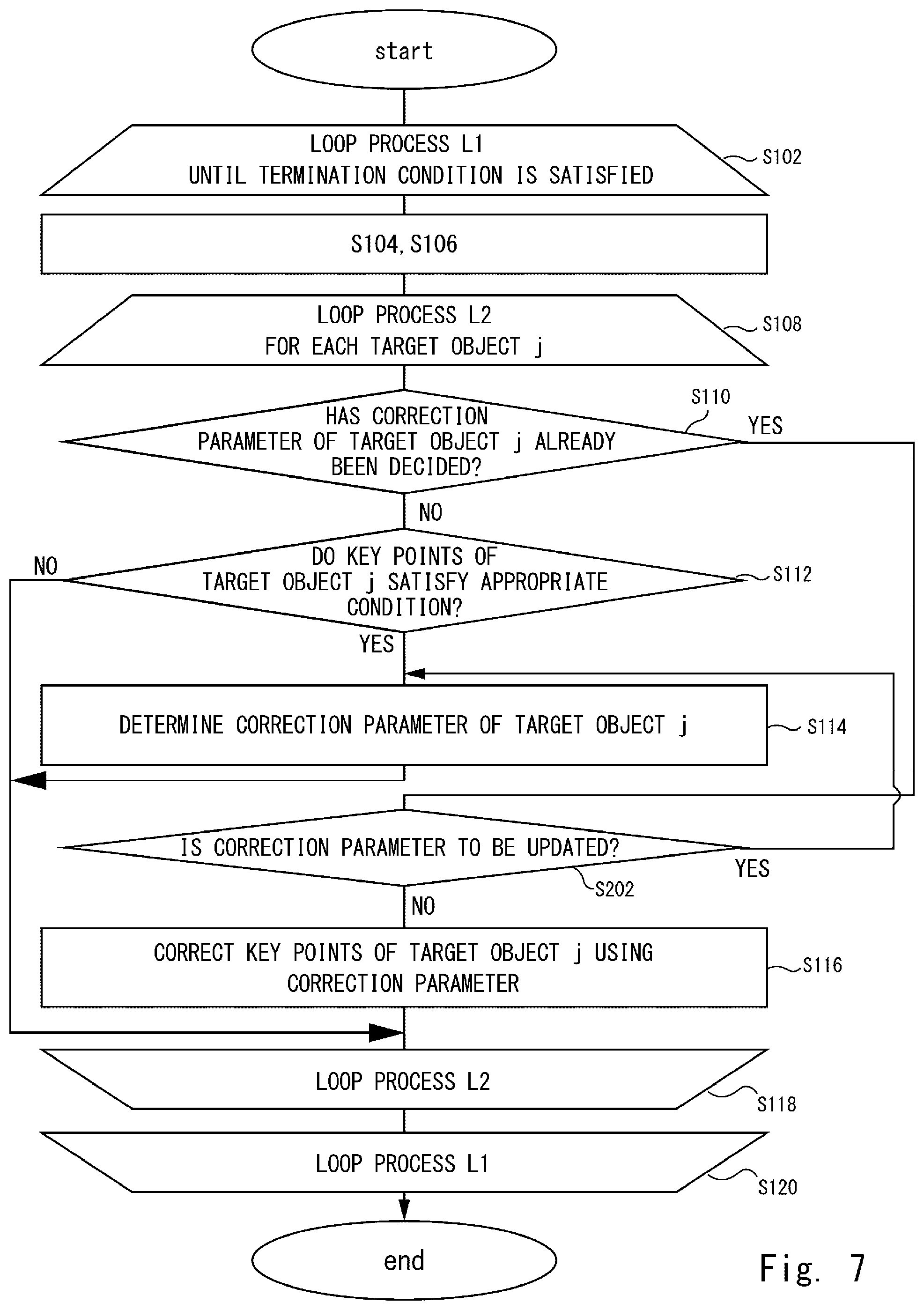 Patent US12333772 Figure 7 – Key point correction system, key point correction method, and nontransitory computer readable medium