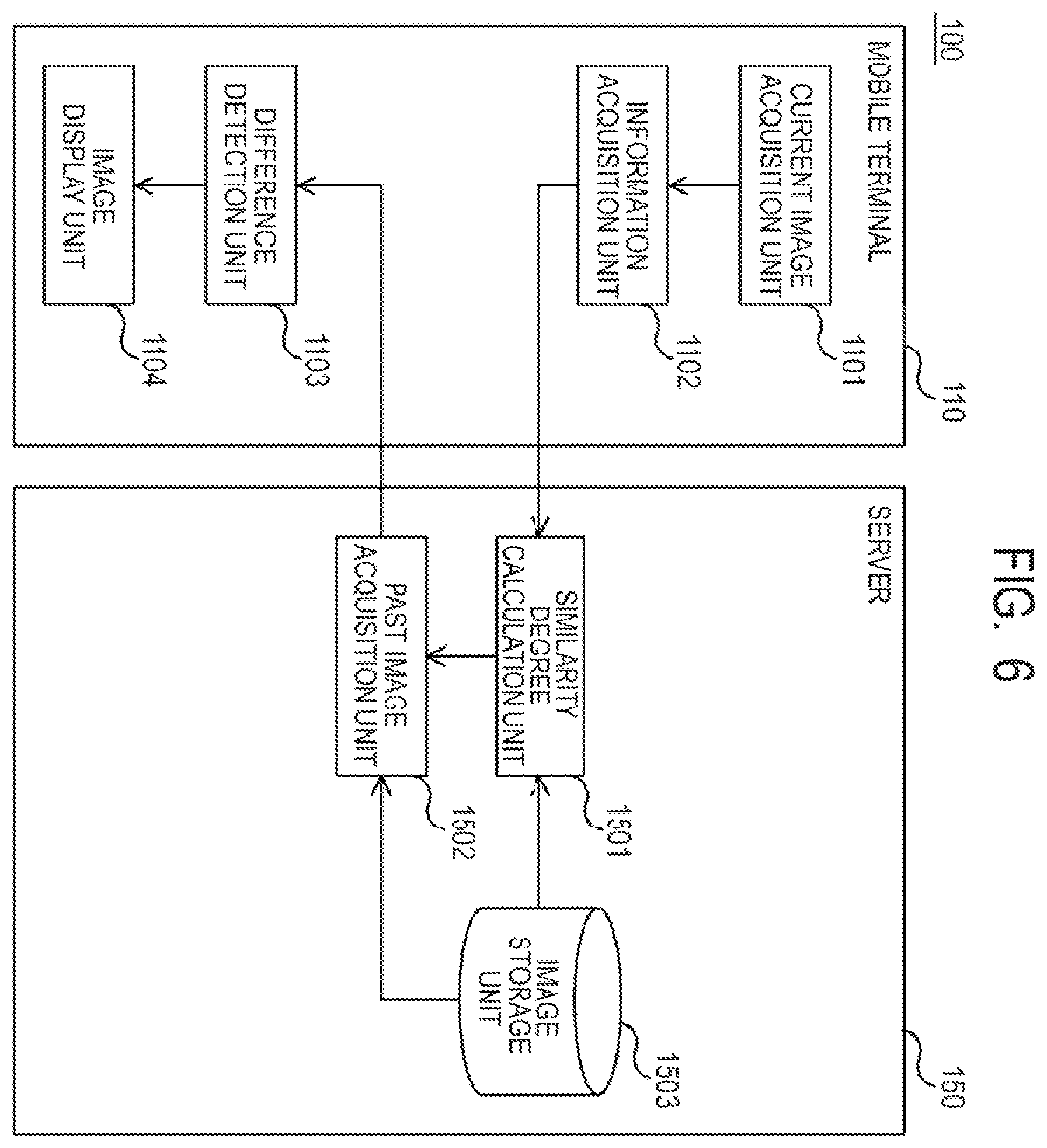 Patent US12333797 Figure 6 – Image display system, terminal, method, and program for determining a difference between a first image and a second image