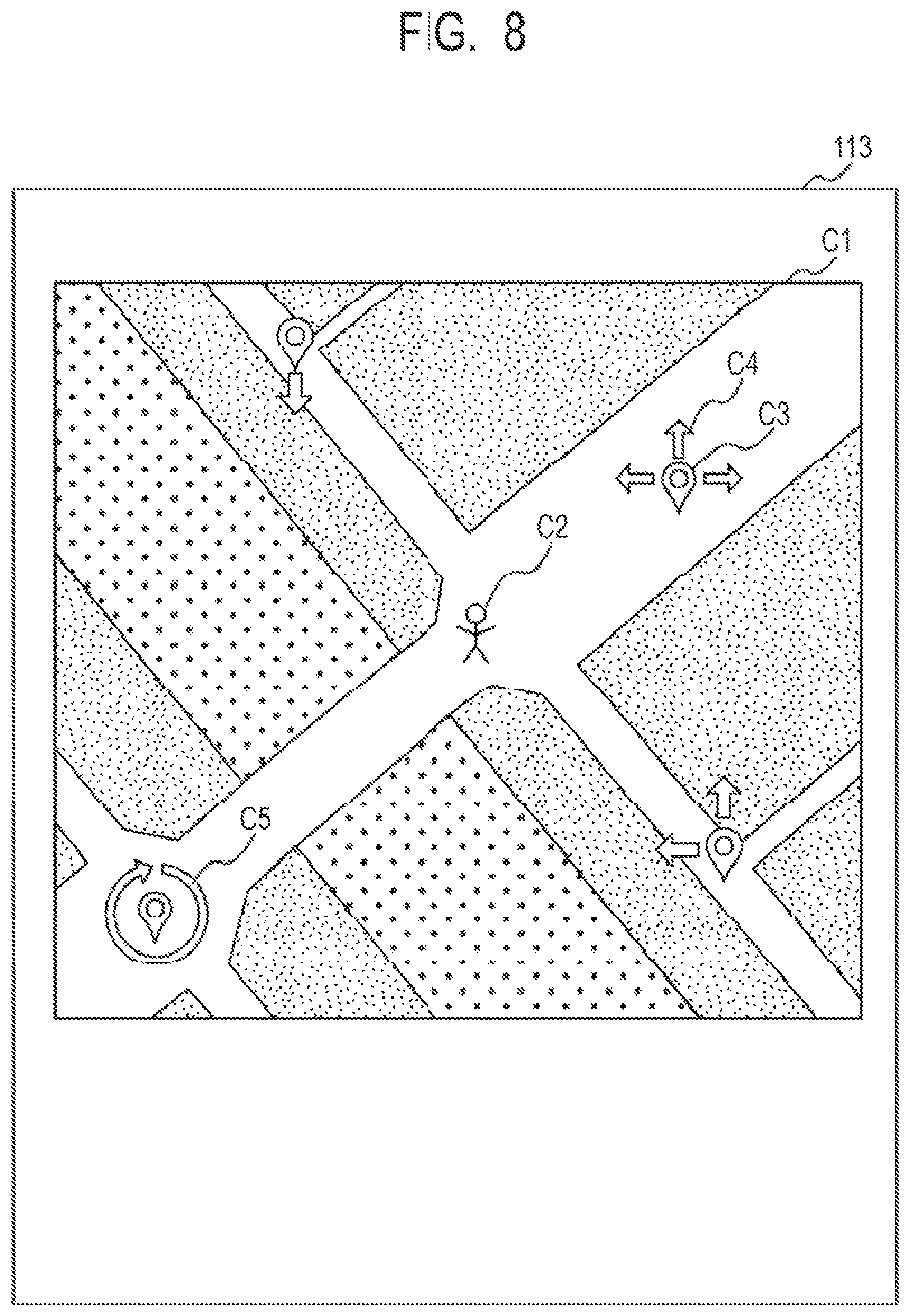 Patent US12333797 Figure 8 – Image display system, terminal, method, and program for determining a difference between a first image and a second image