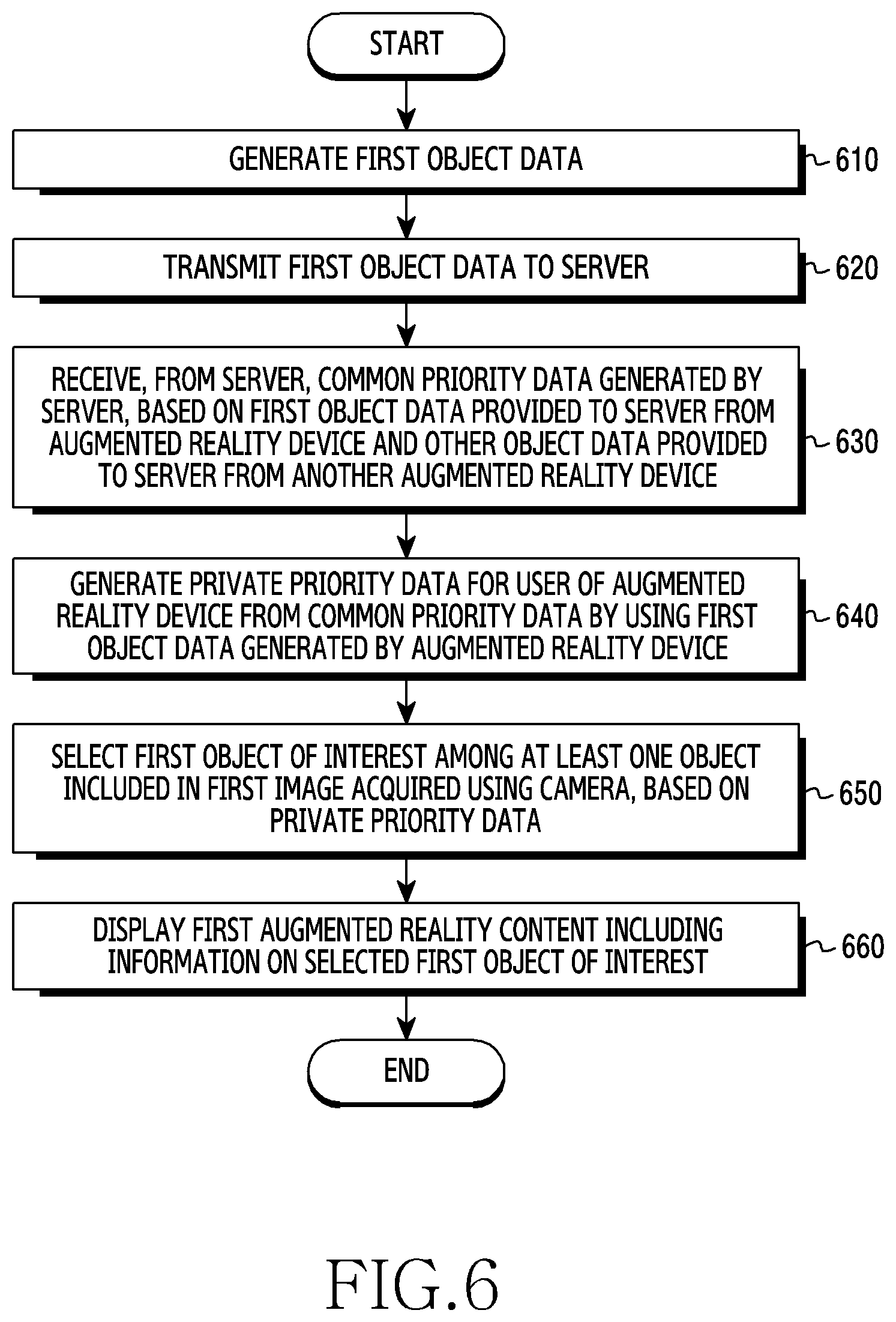 Patent US12333803 Figure 6 – Electronic device for displaying AR object and method thereof
