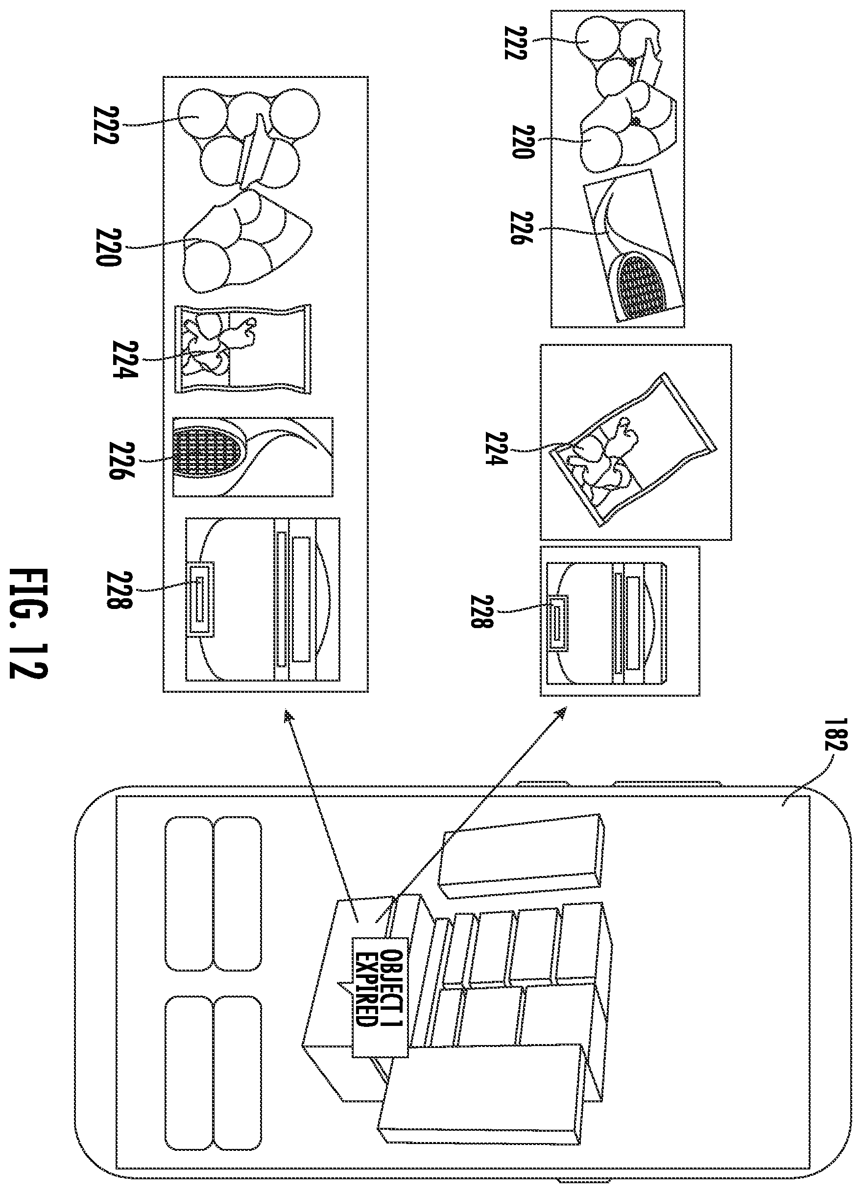 Patent US12333812 Figure 11 – Refrigerator appliance and methods for tracking stored items in a freezer chamber