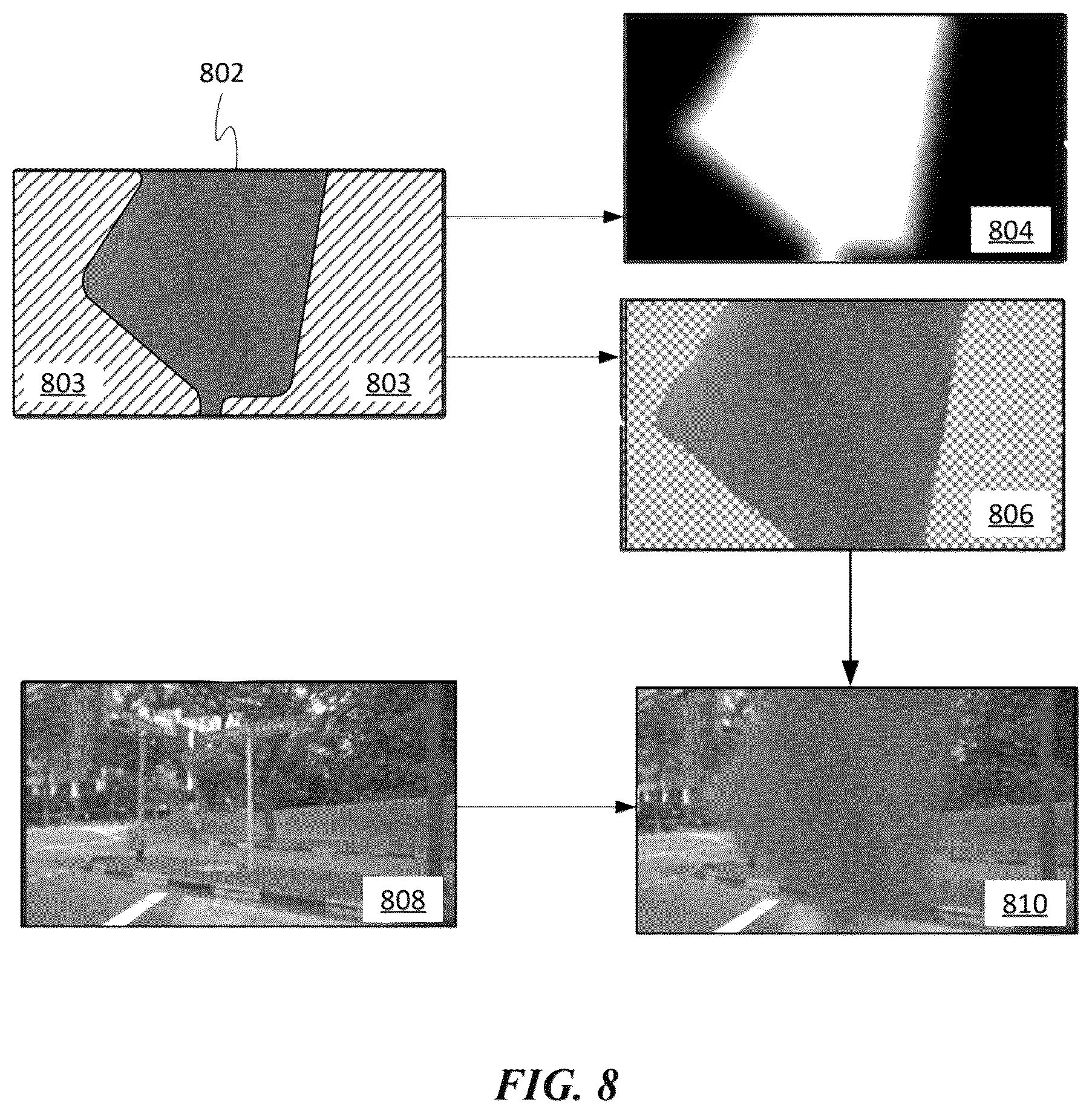 Patent US12333828 Figure 8 – Scalable and realistic camera blockage dataset generation