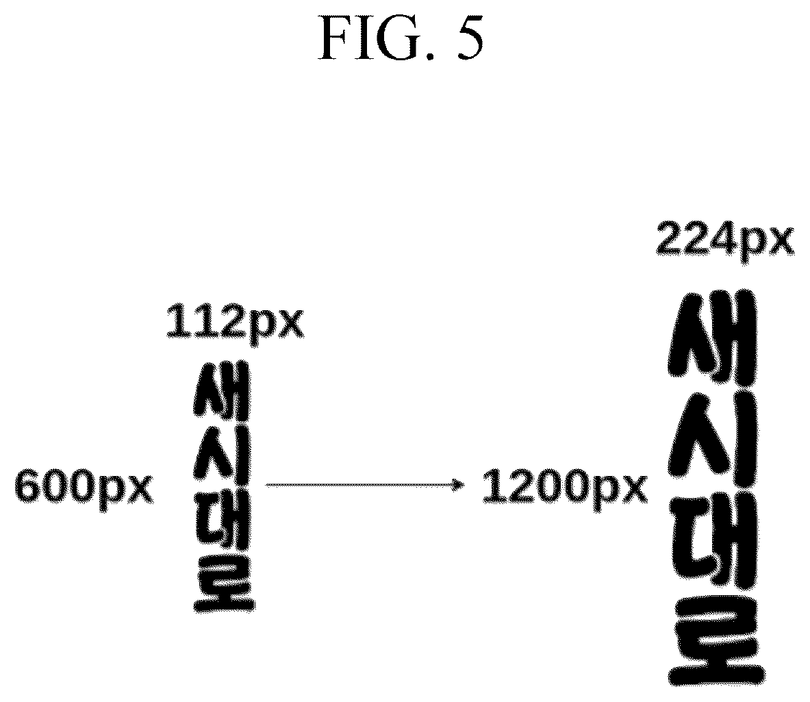 Patent US12333836 Figure 5 – Font detection method and system using artificial intelligence-trained neural network