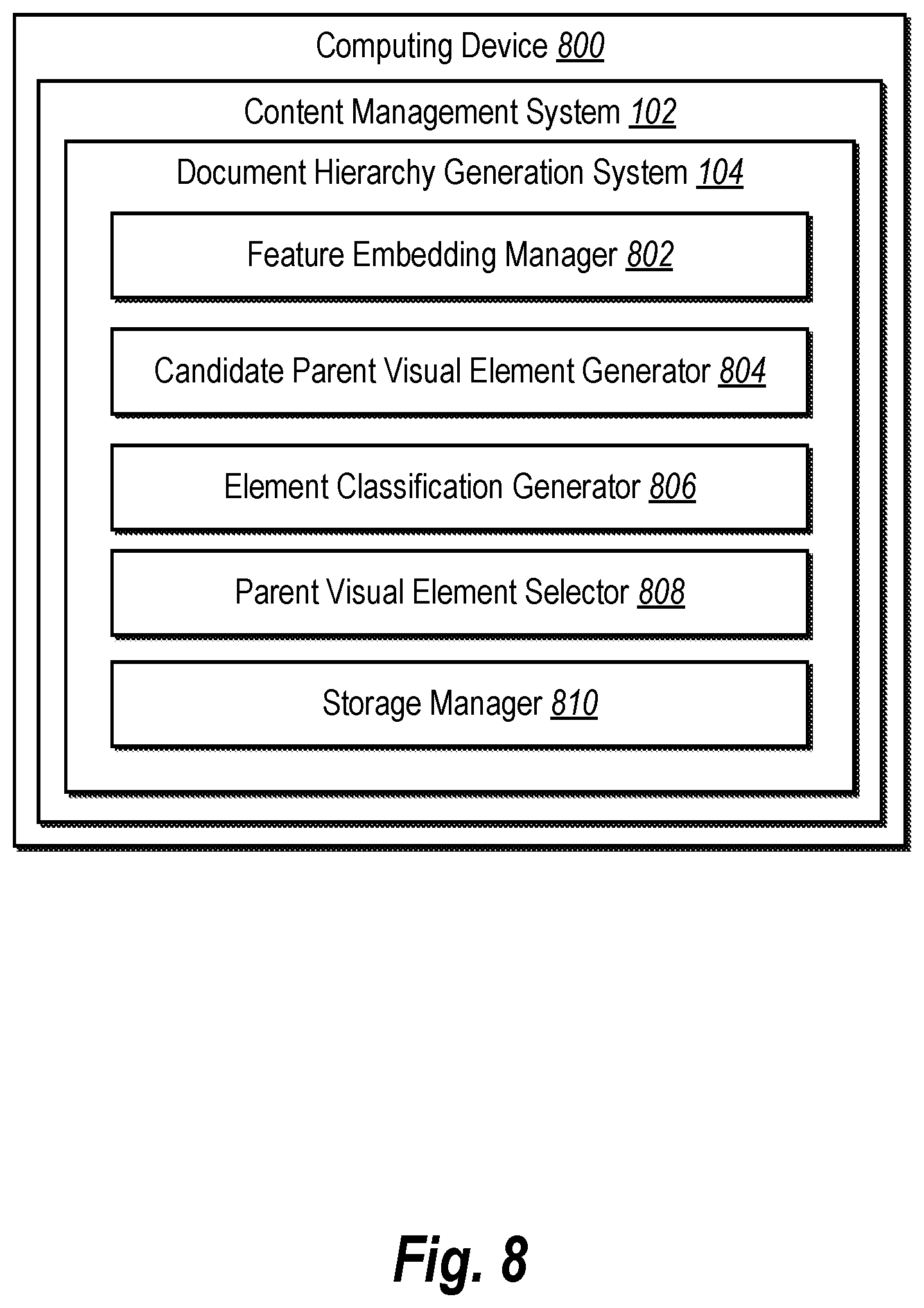 Patent US12333844 Figure 12 – Extracting document hierarchy using a multimodal, layer-wise link prediction neural network