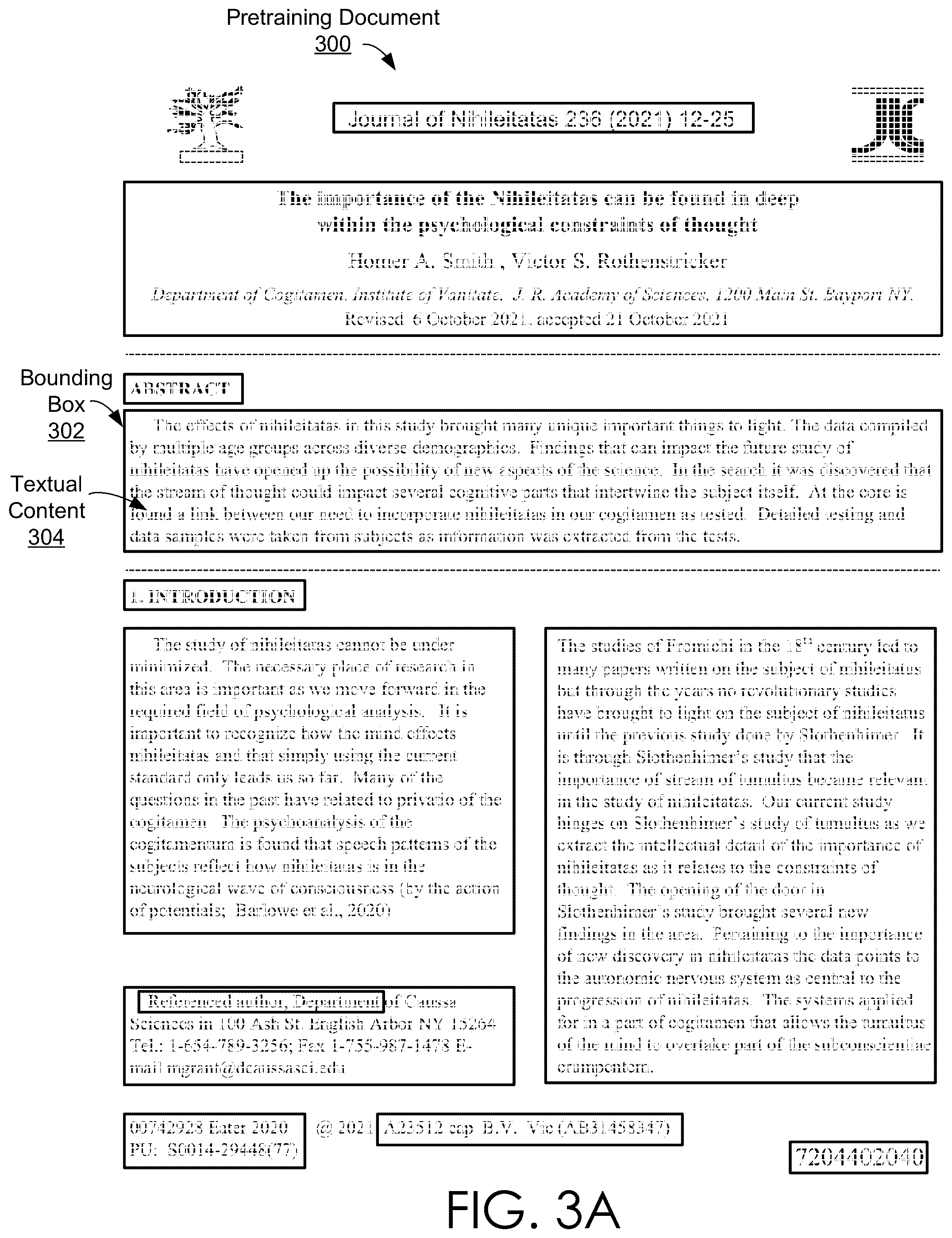 Patent US12333845 Figure 3 – Unified pretraining framework for document understanding