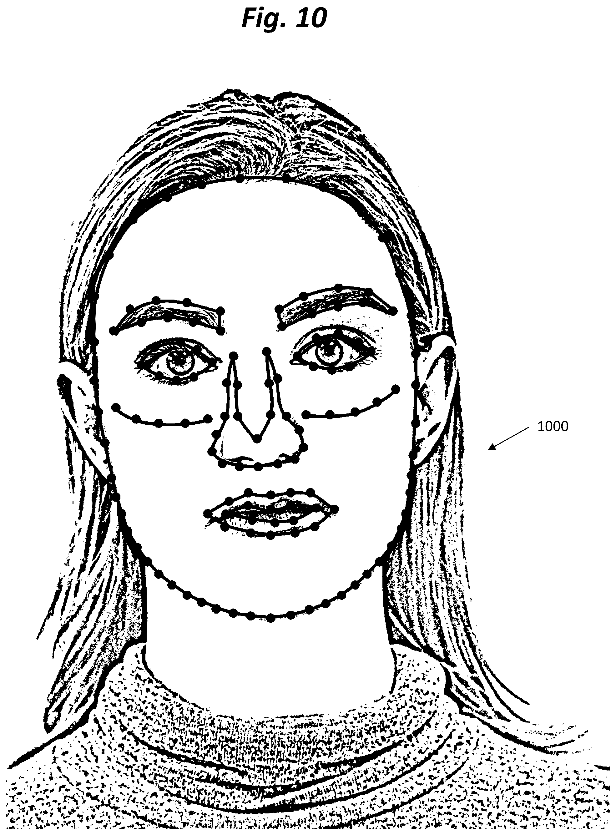 Patent US12333855 Figure 10 – Automated system for generating personalized eyewear recommendations based on fit and style within a purchasing system
