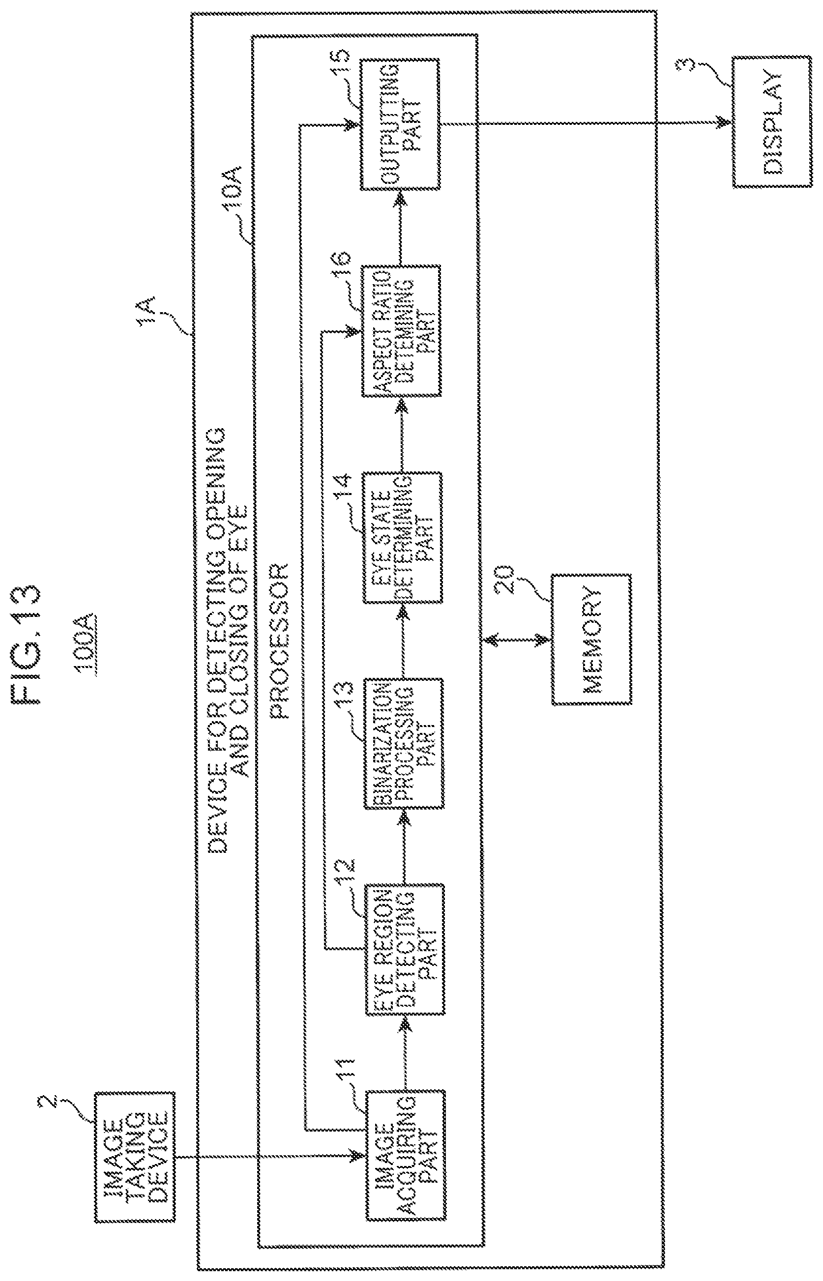 Patent US12333860 Figure 12 – Method for detecting opening and closing of eye, device for detecting opening and closing of eye, and non-transitory computer-readable recording medium recording program for detecting opening and closing of eye