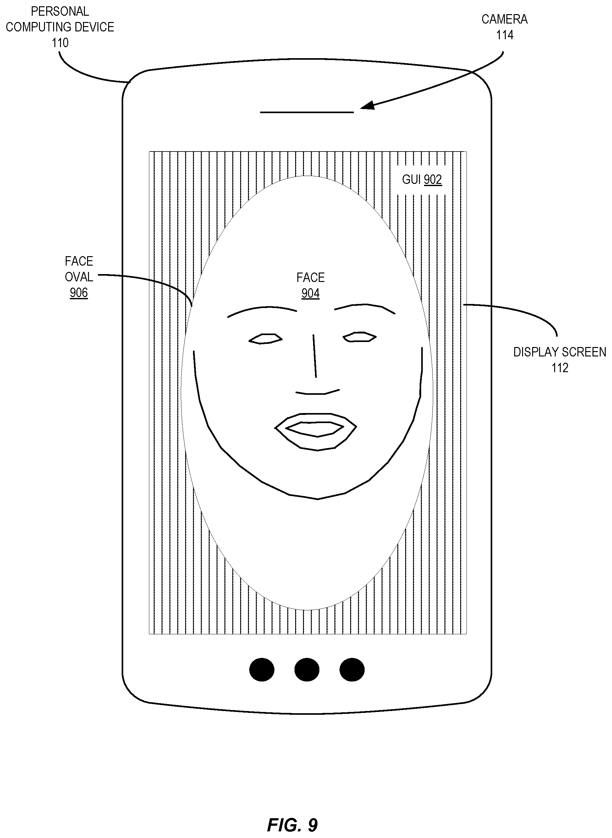 Patent US12333863 Figure 9 – Liveness detection based on gesture validation, facial expression analysis, and concurrency validation