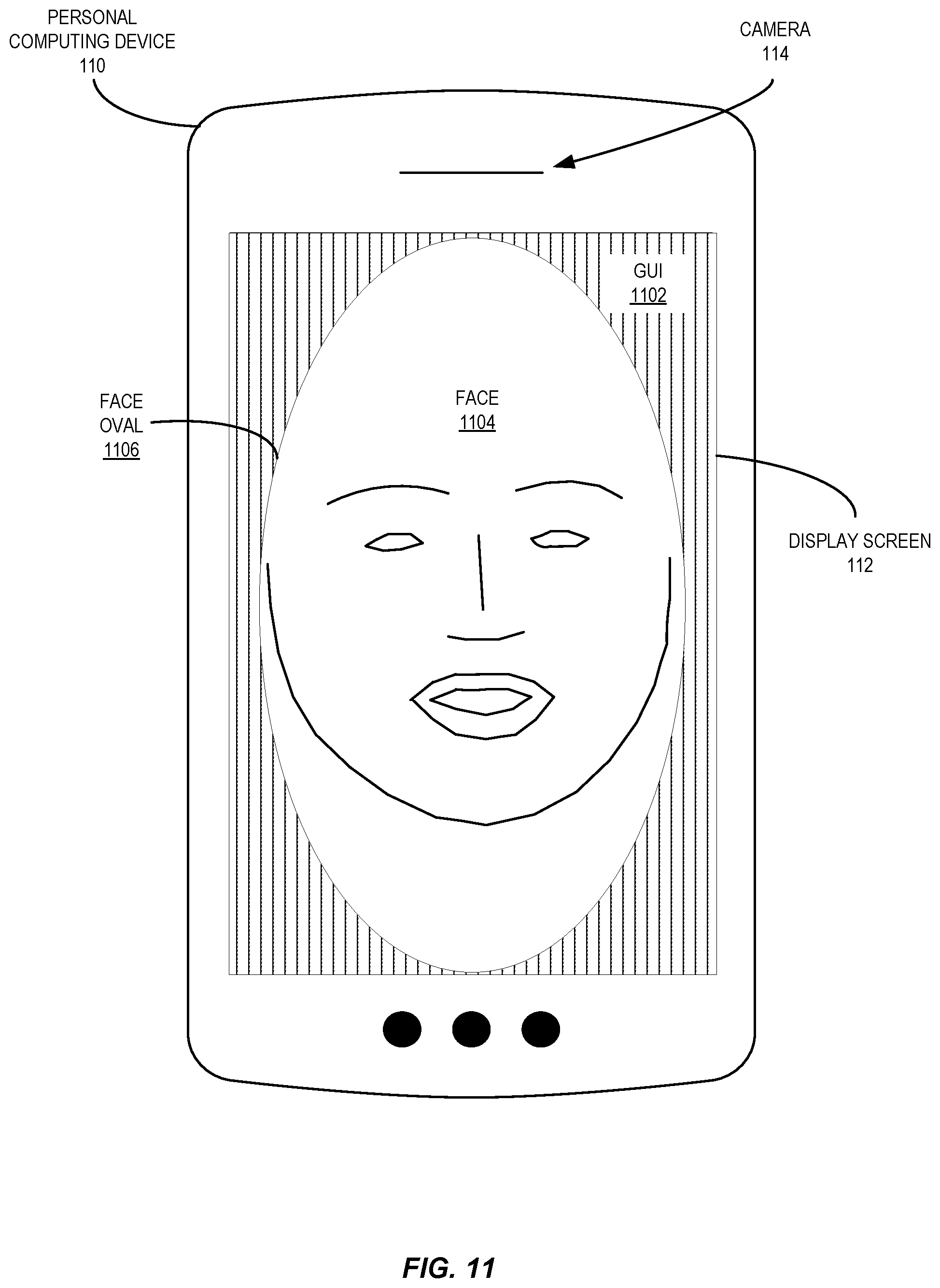 Patent US12333863 Figure 11 – Liveness detection based on gesture validation, facial expression analysis, and concurrency validation