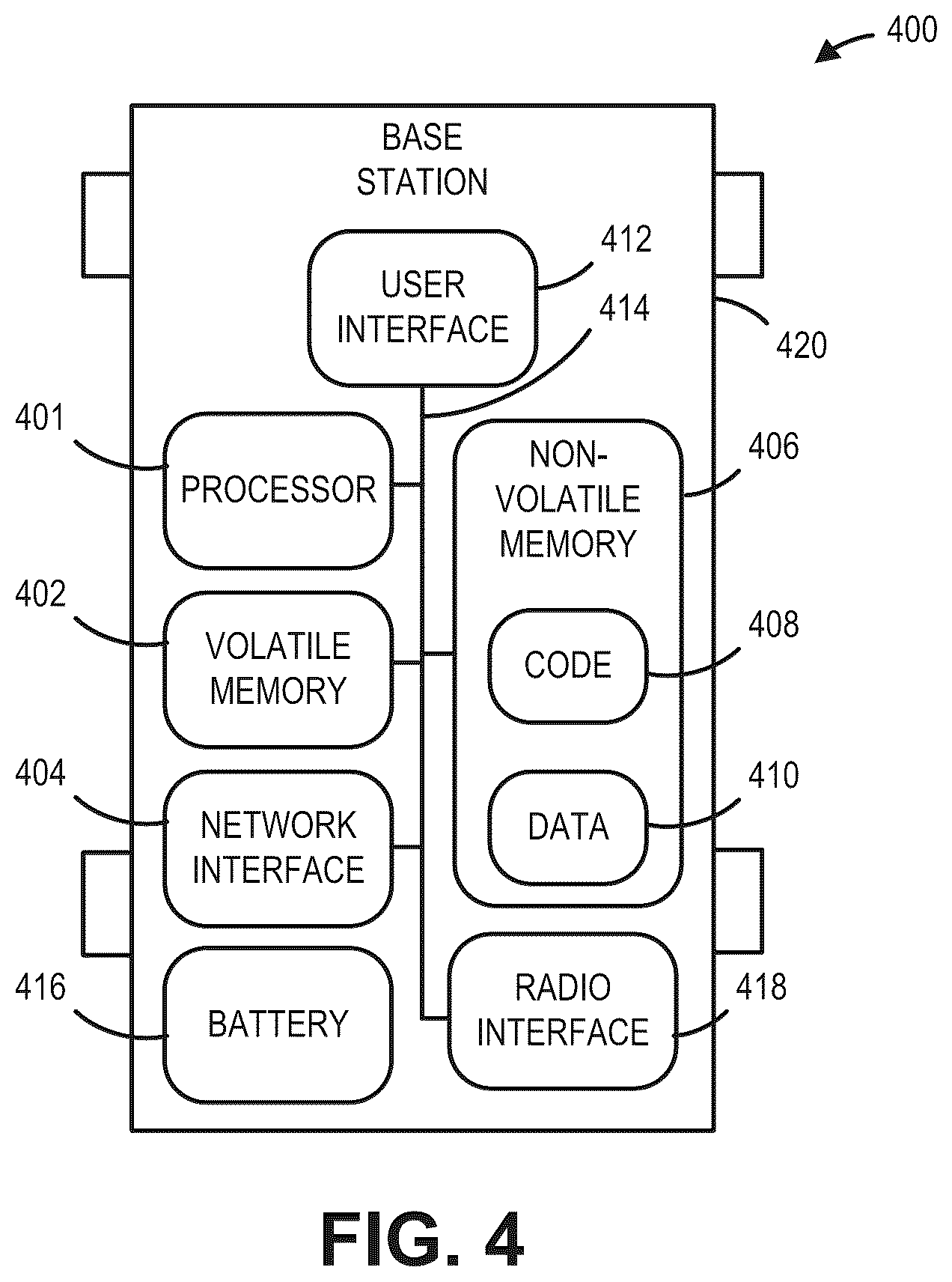 Patent US12333879 Figure 4 – Door lock remote calibration