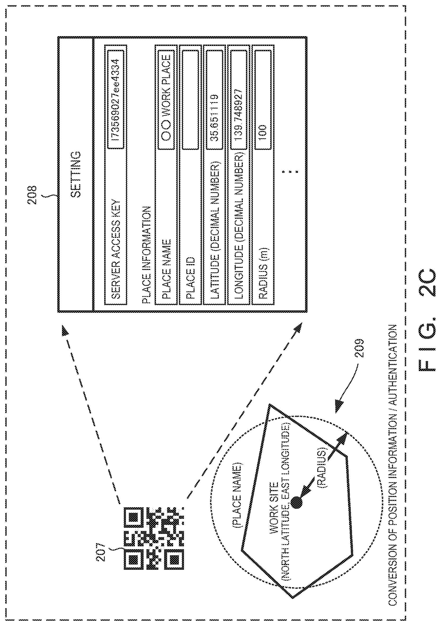 Patent US12333883 Figure 4 – Information processing apparatus, control program of communication terminal, and entrance and exit management method