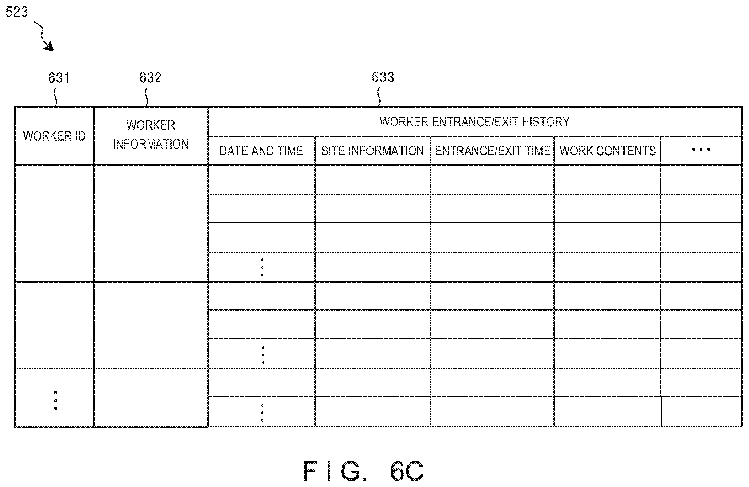 Patent US12333883 Figure 12 – Information processing apparatus, control program of communication terminal, and entrance and exit management method