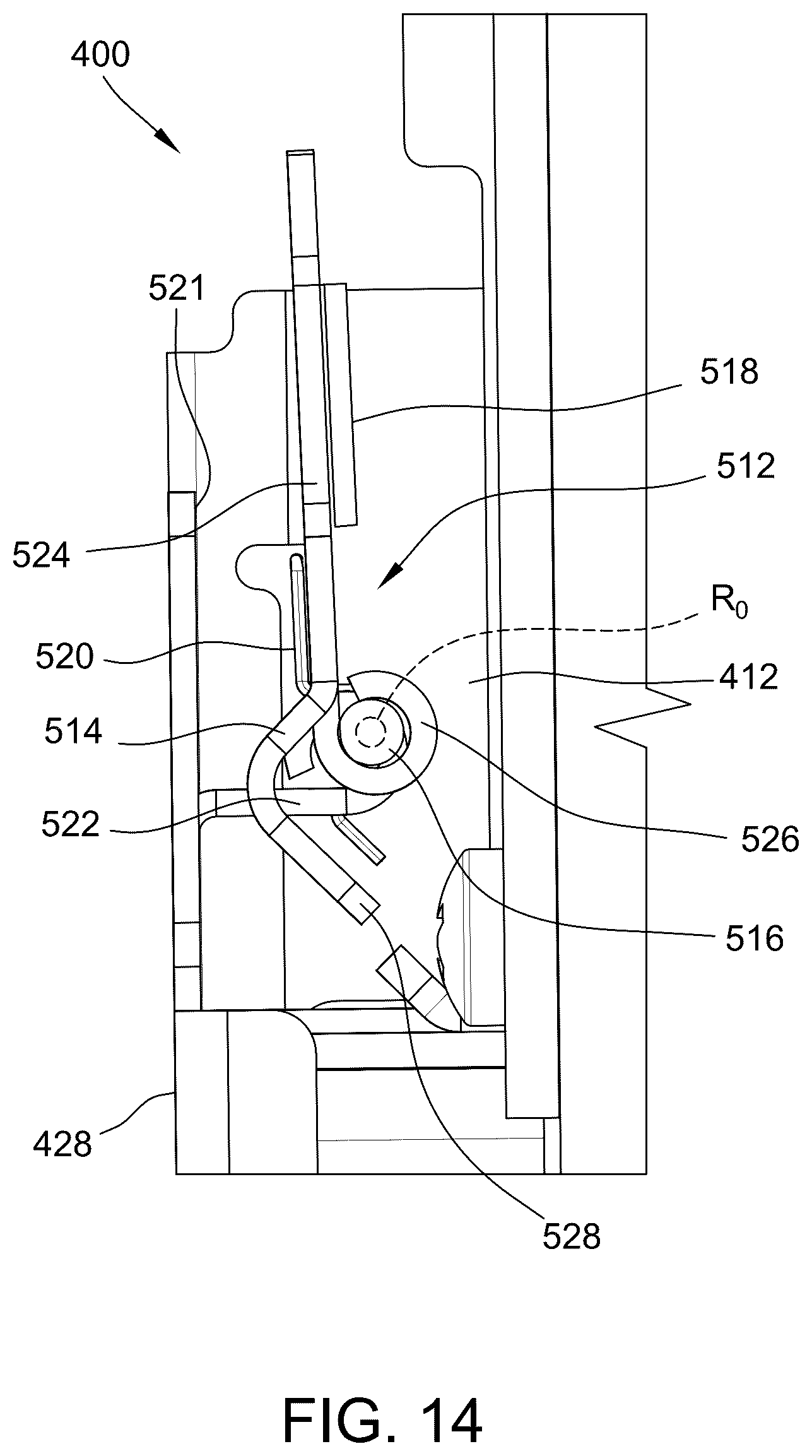 Patent US12333884 Figure 17 – Enclosure assembly for housing a bank notes acceptor within an electronic gaming machine