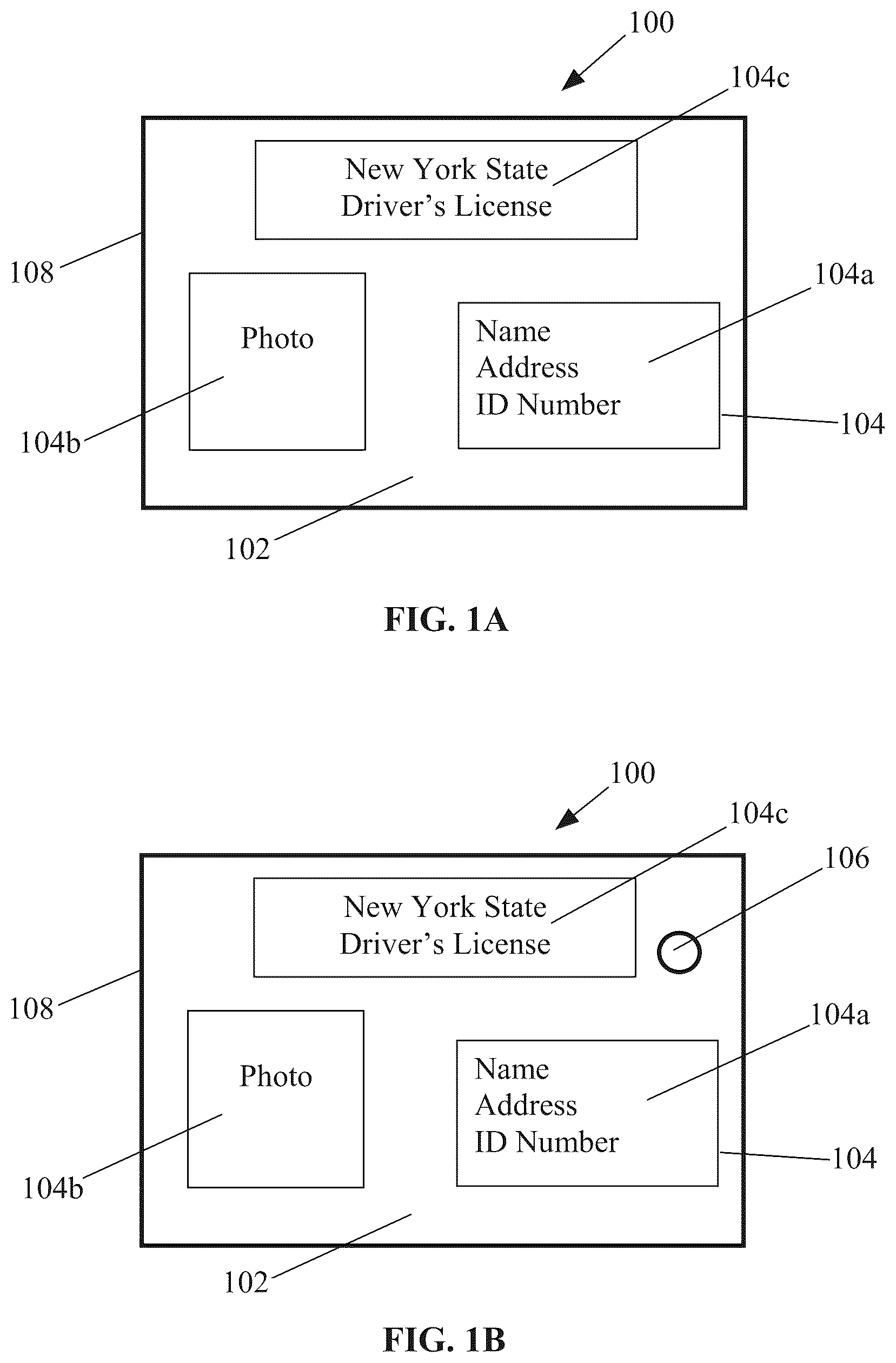 Patent US12333887 Figure 1 – System, method, and computer program product for authenticating identification documents