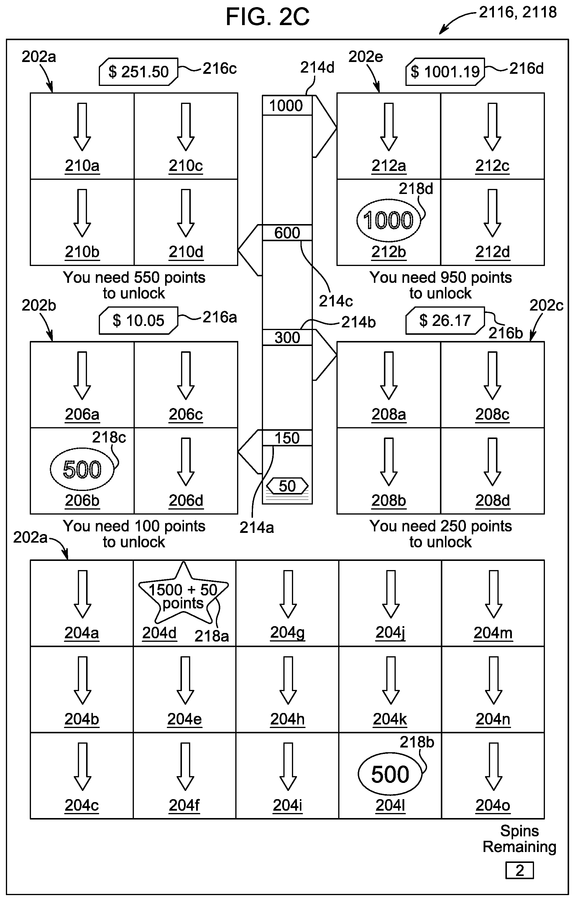 Patent US12333891 Figure 4 – Accumulating points to activate reel sets and symbols for awards