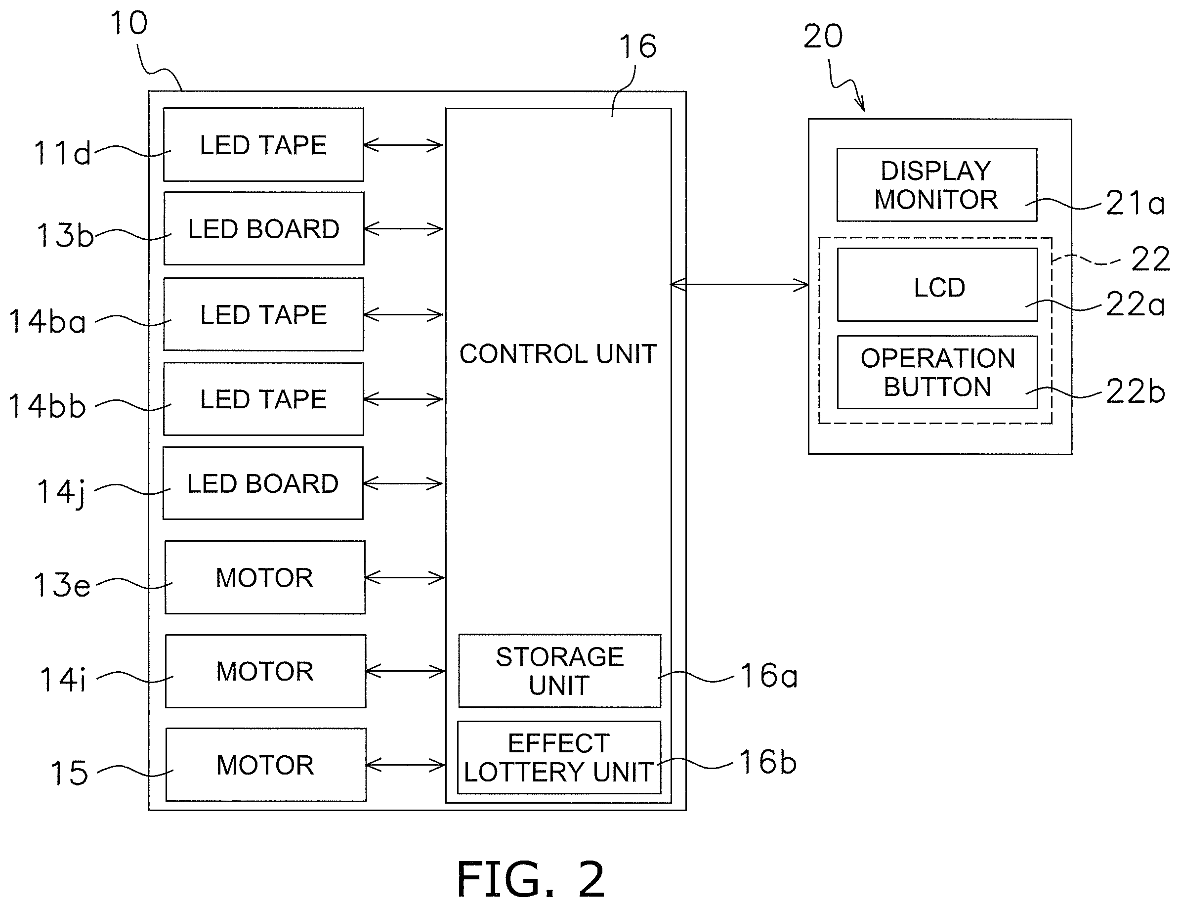 Patent US12333892 Figure 2 – Illumination device and gaming machine equipped with same
