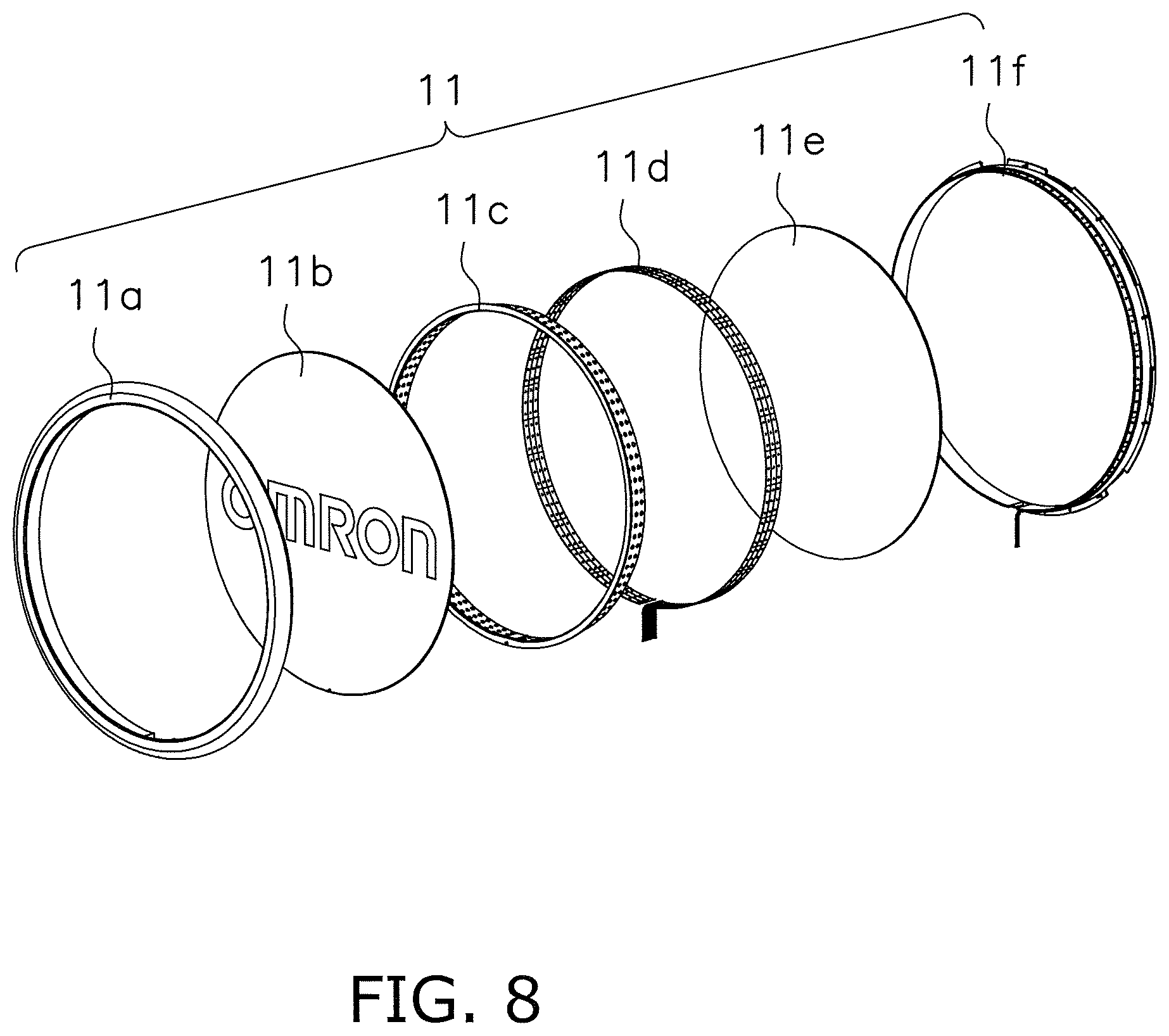 Patent US12333892 Figure 8 – Illumination device and gaming machine equipped with same