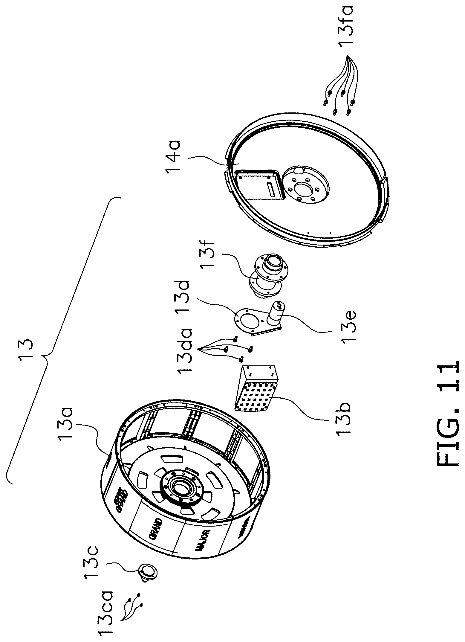 Patent US12333892 Figure 11 – Illumination device and gaming machine equipped with same