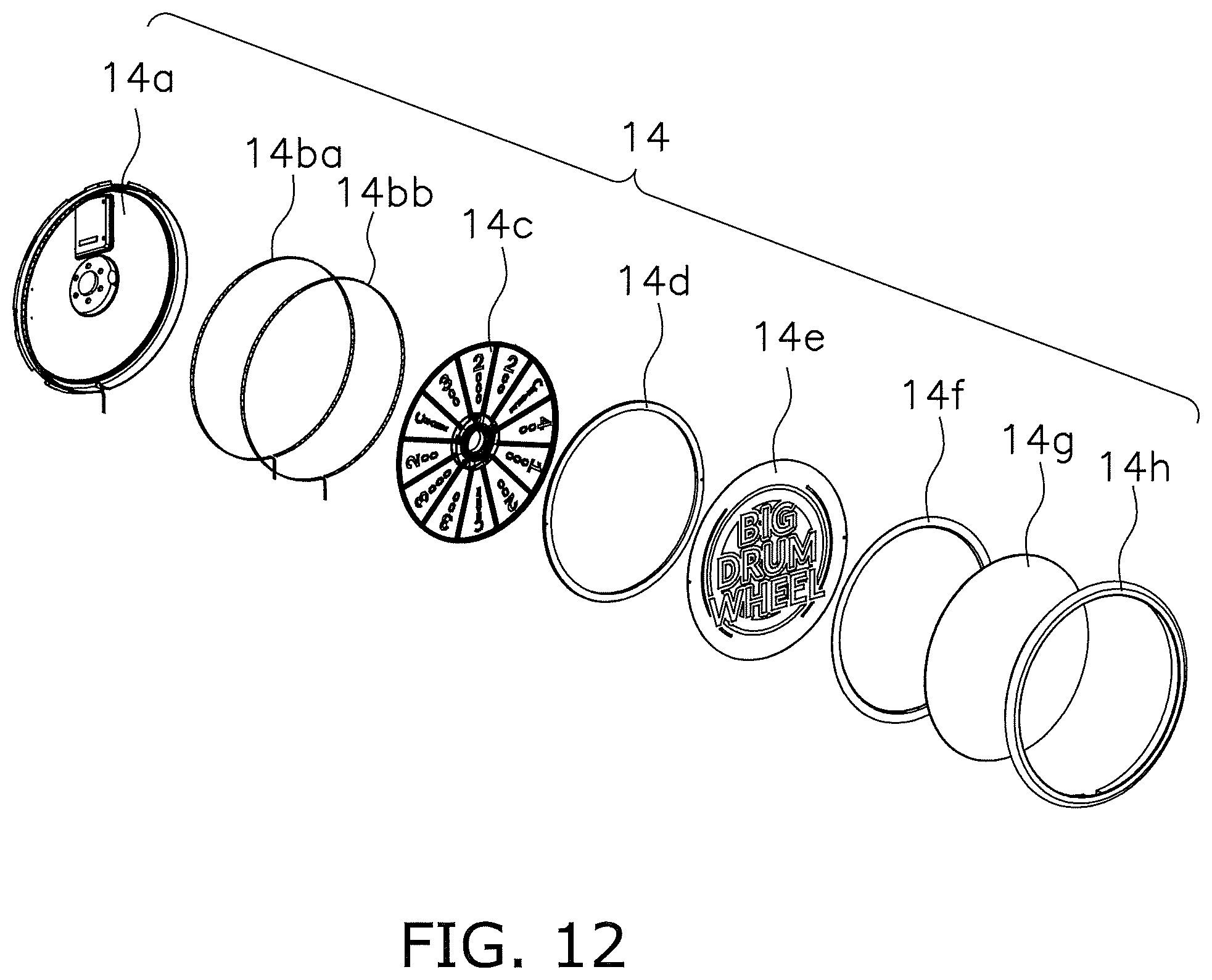 Patent US12333892 Figure 12 – Illumination device and gaming machine equipped with same