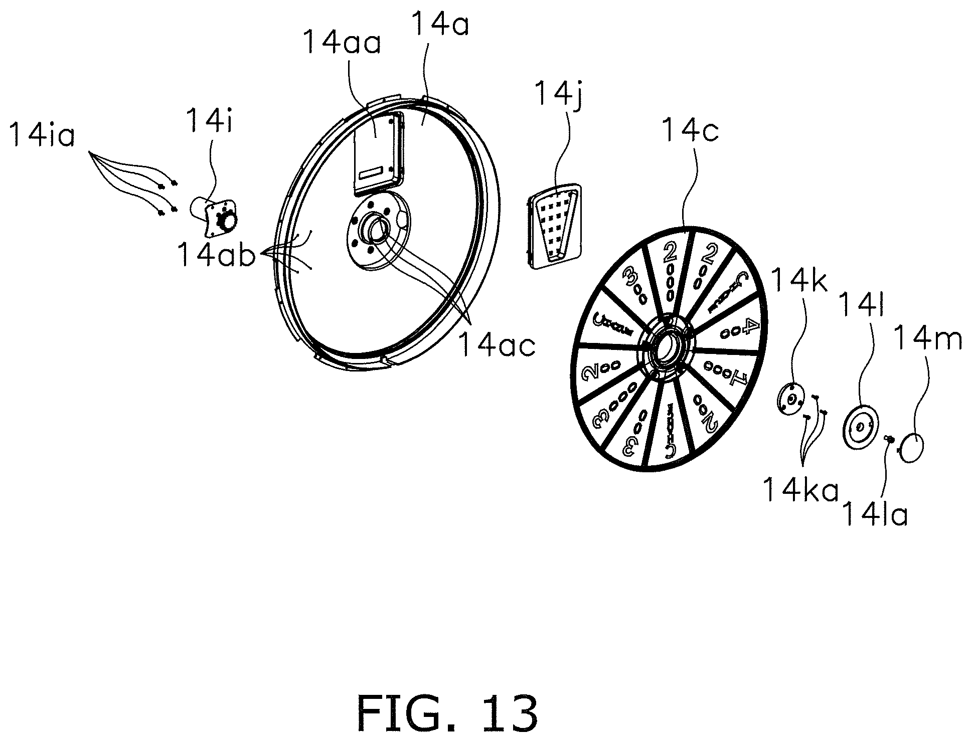 Patent US12333892 Figure 13 – Illumination device and gaming machine equipped with same
