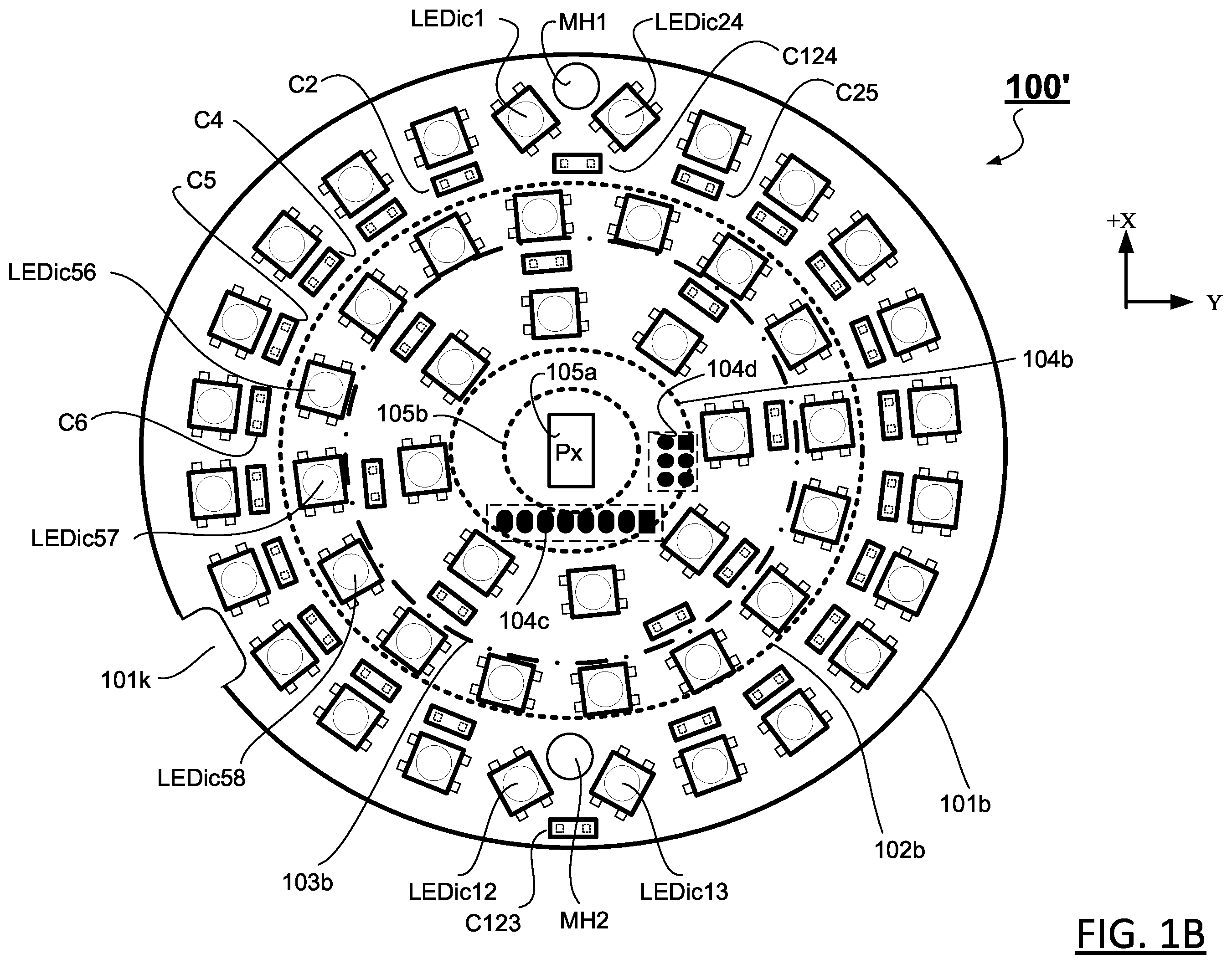 Patent US12333893 Figure 2 – Gaming system with pre-calibrated sensor for detecting chip and finger placement
