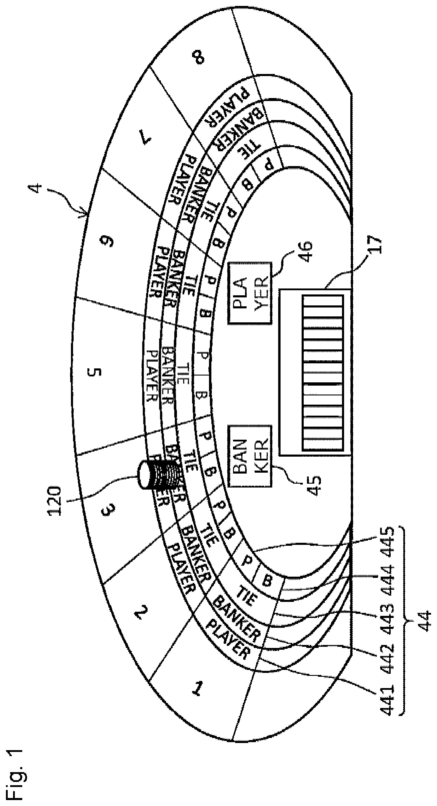 Patent US12333894 Figure 1 – Game management system to track game play by players