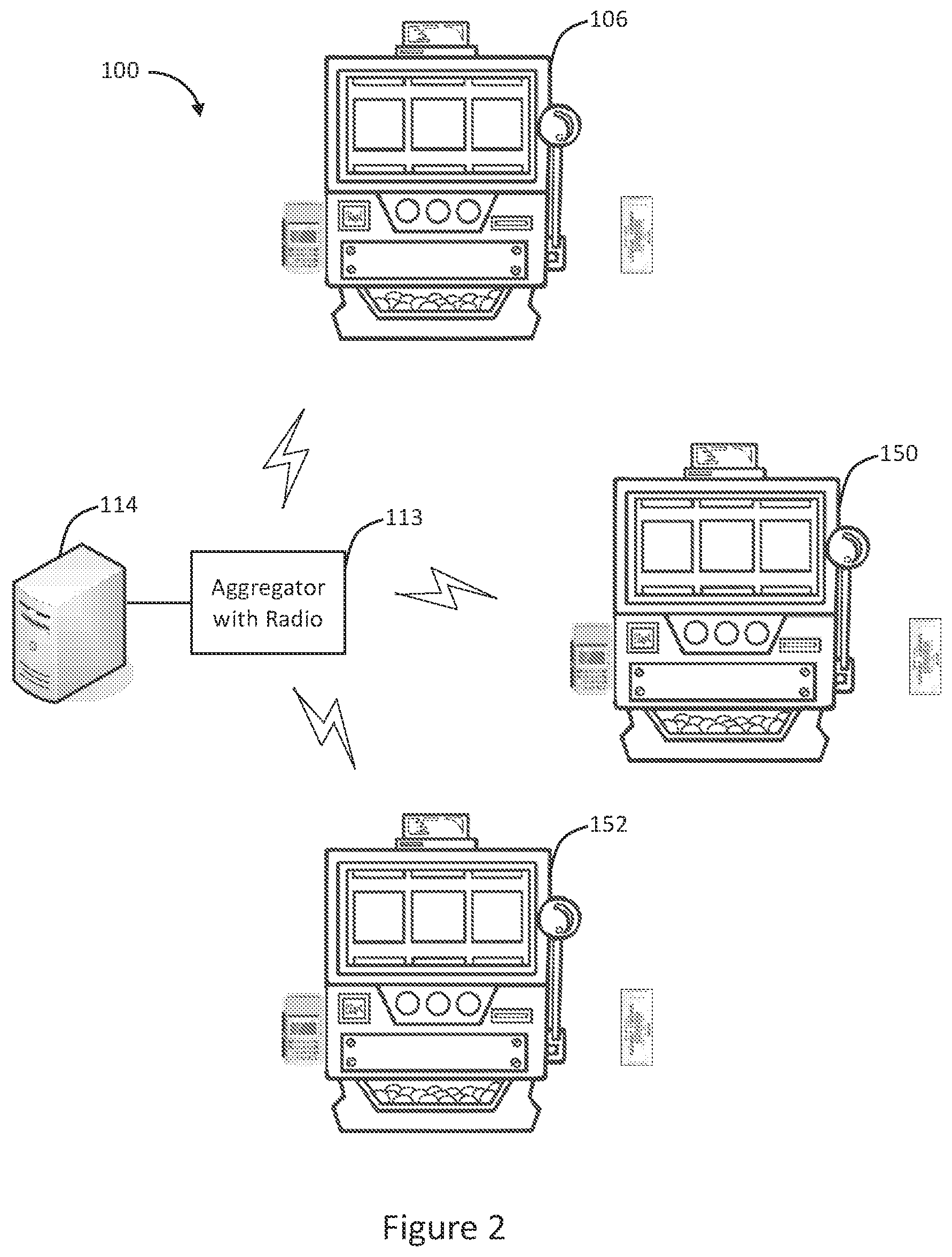 Patent US12333901 Figure 2 – Enabling financial transactions for electronic gaming machines