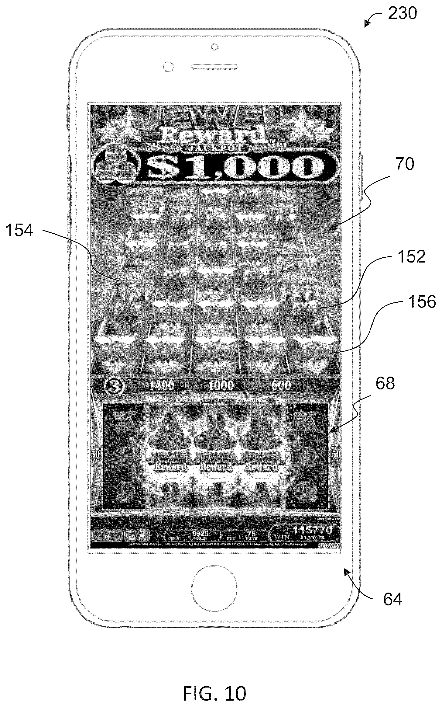 Patent US12333902 Figure 14 – Gaming machine, control method for machine, and program for operating gaming machines to display computer animated reel games