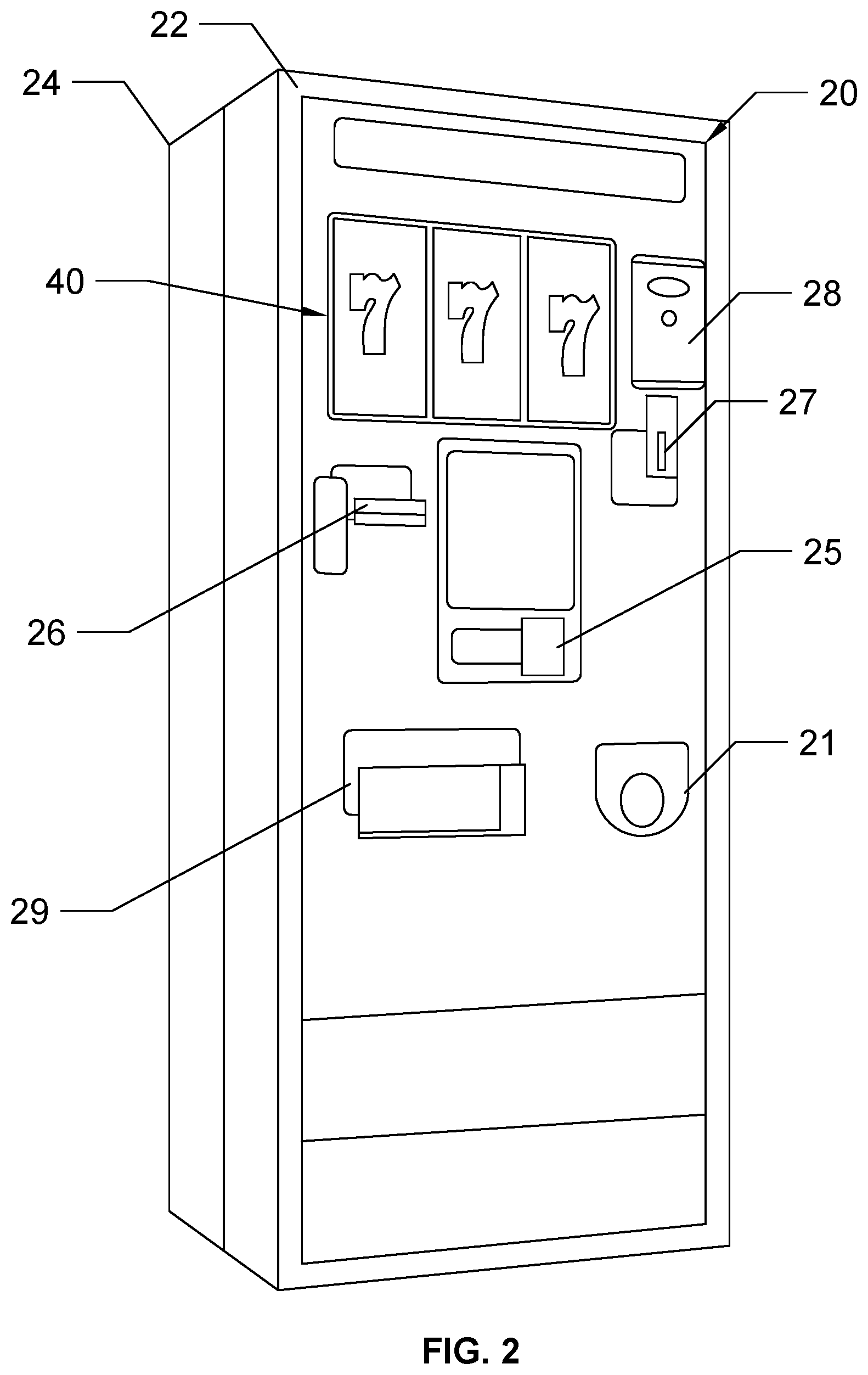 Patent US12333904 Figure 2 – Coupon dispensing kiosk