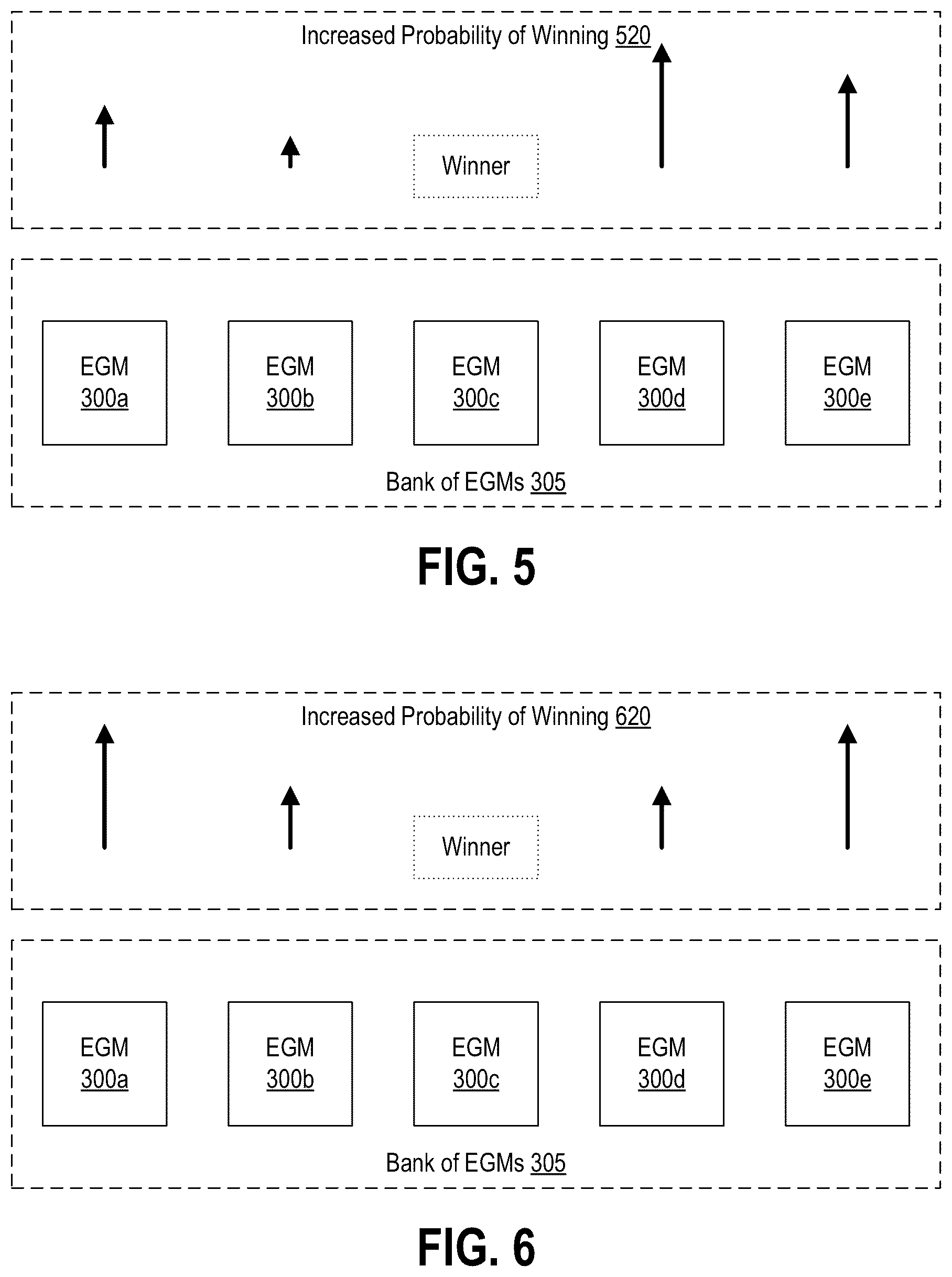 Patent US12333906 Figure 7 – Proximity increased chances of win during special event