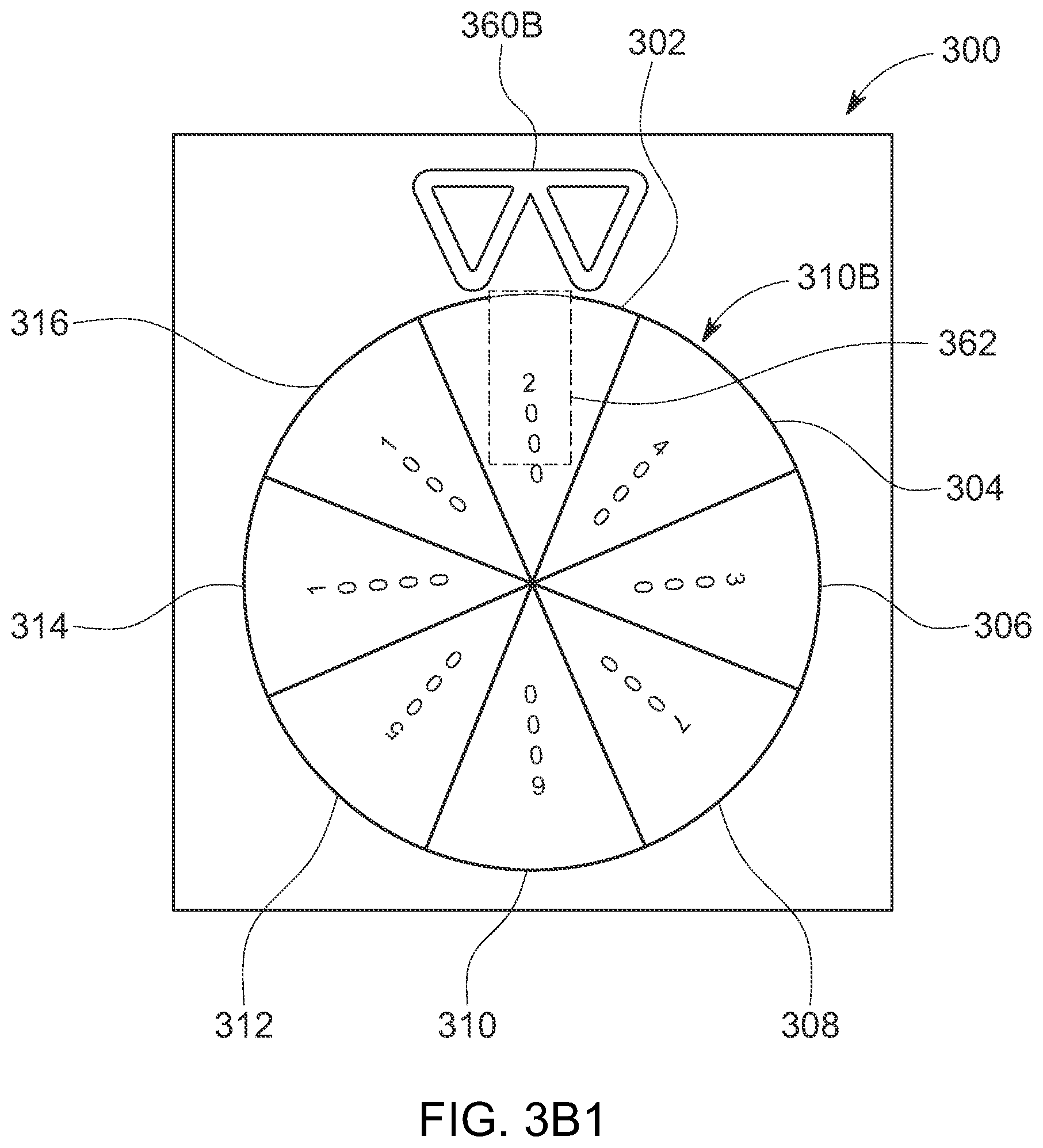Patent US12333907 Figure 7 – Wheel section selection