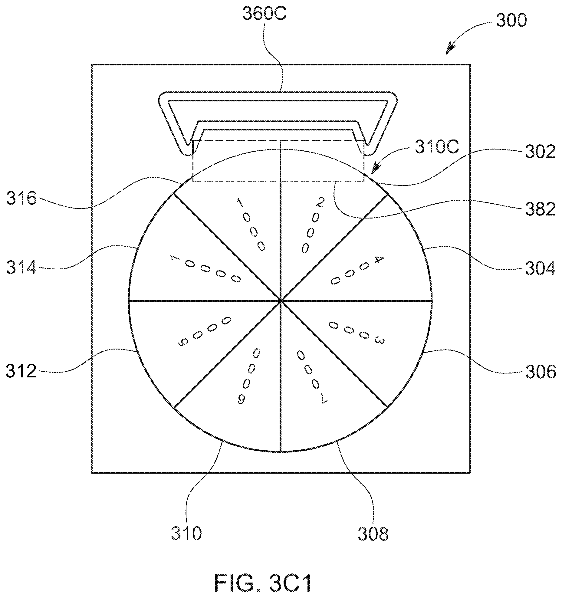 Patent US12333907 Figure 9 – Wheel section selection