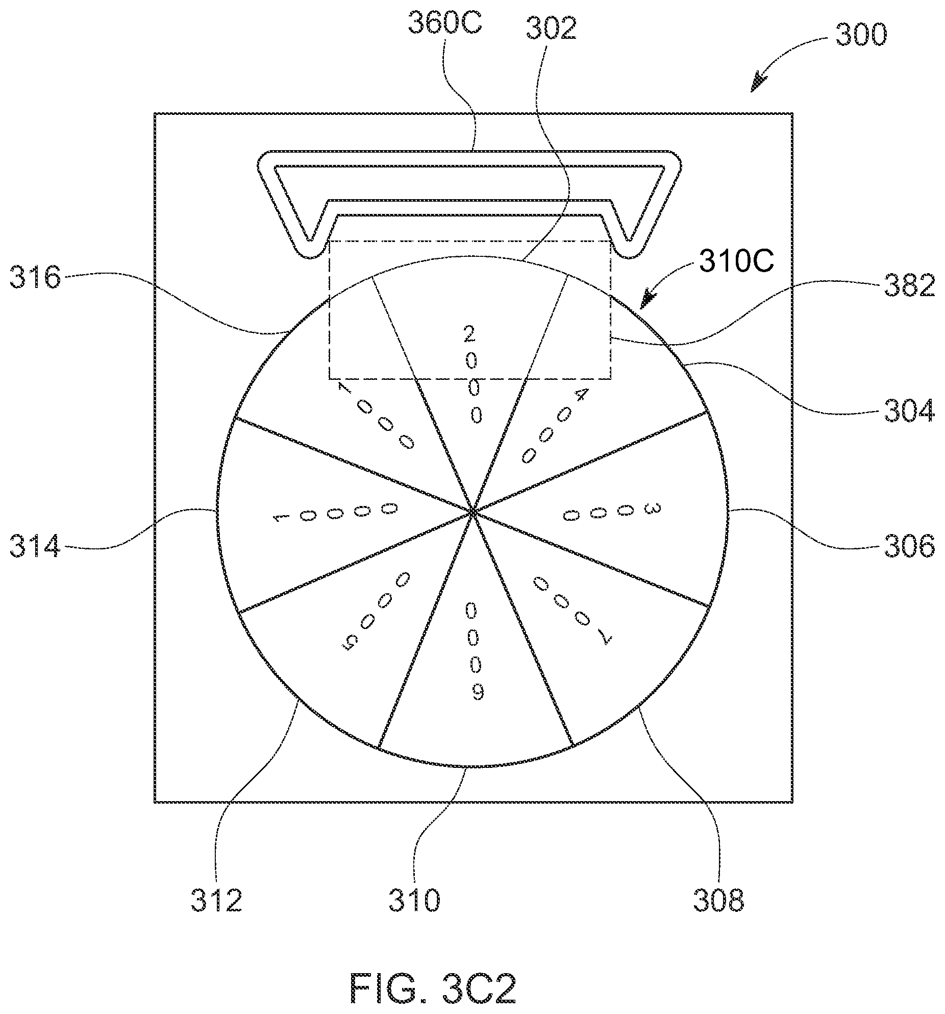 Patent US12333907 Figure 10 – Wheel section selection
