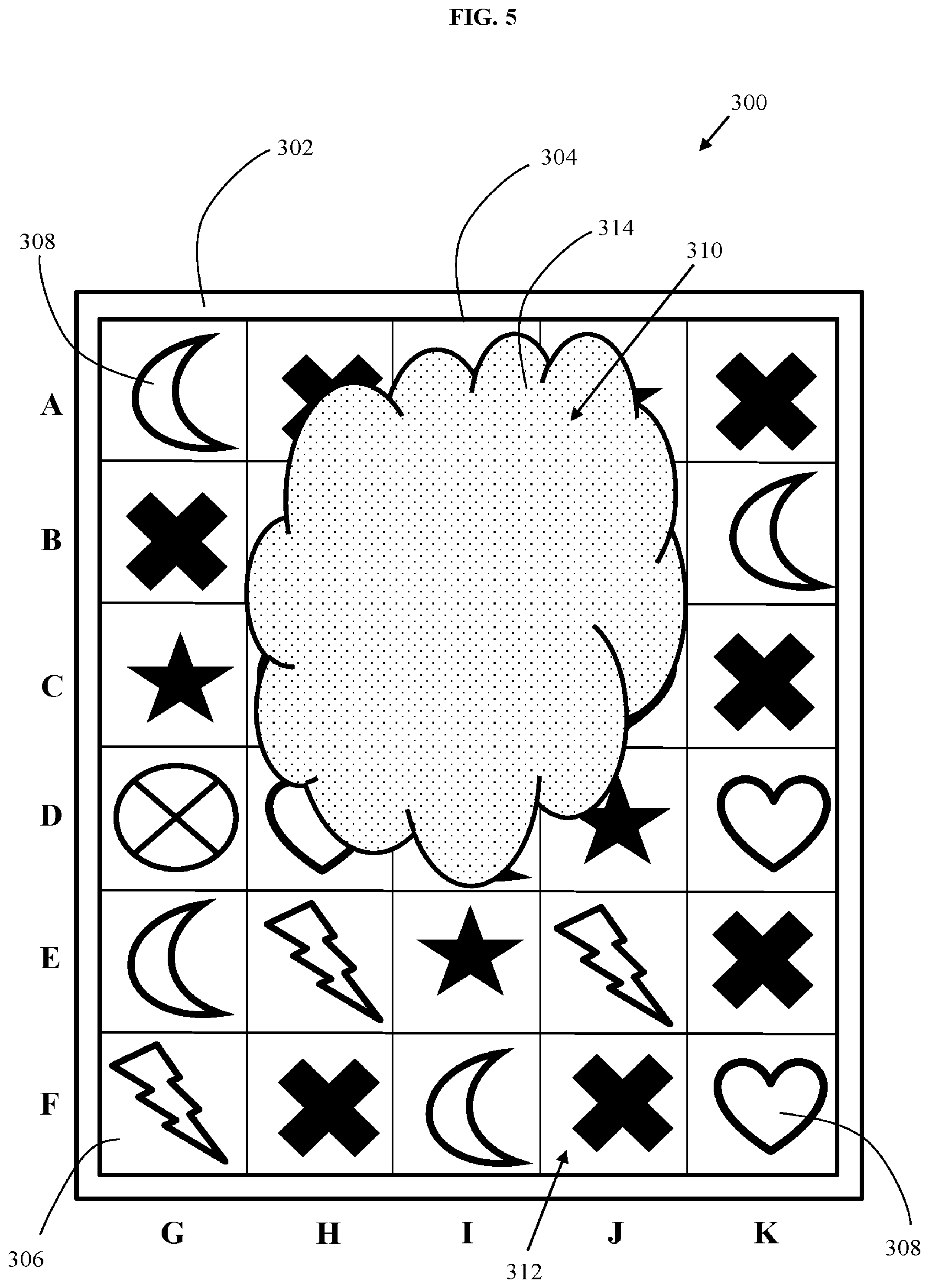 Patent US12333909 Figure 5 – Electronic gaming systems and methods