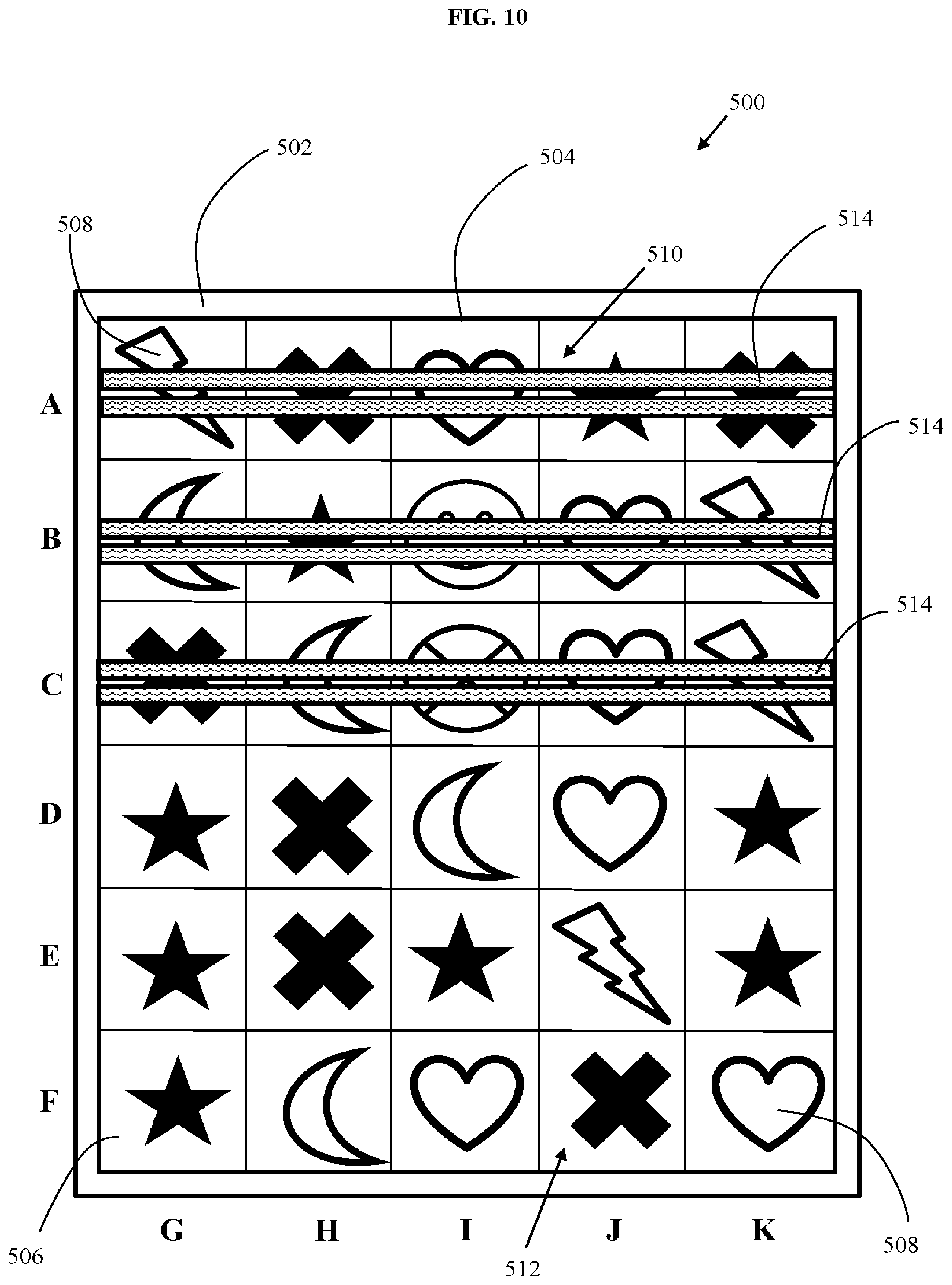 Patent US12333909 Figure 10 – Electronic gaming systems and methods