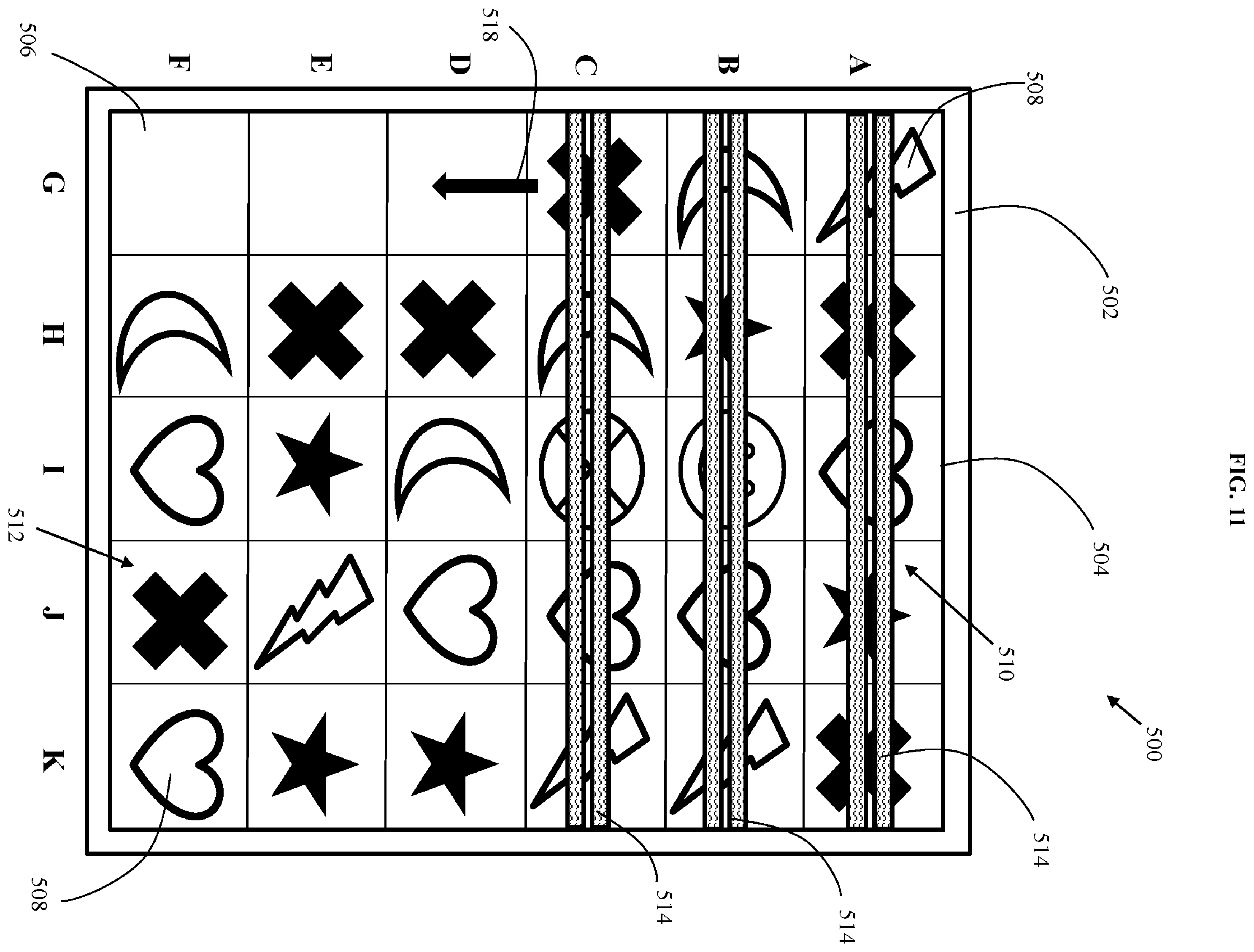 Patent US12333909 Figure 11 – Electronic gaming systems and methods