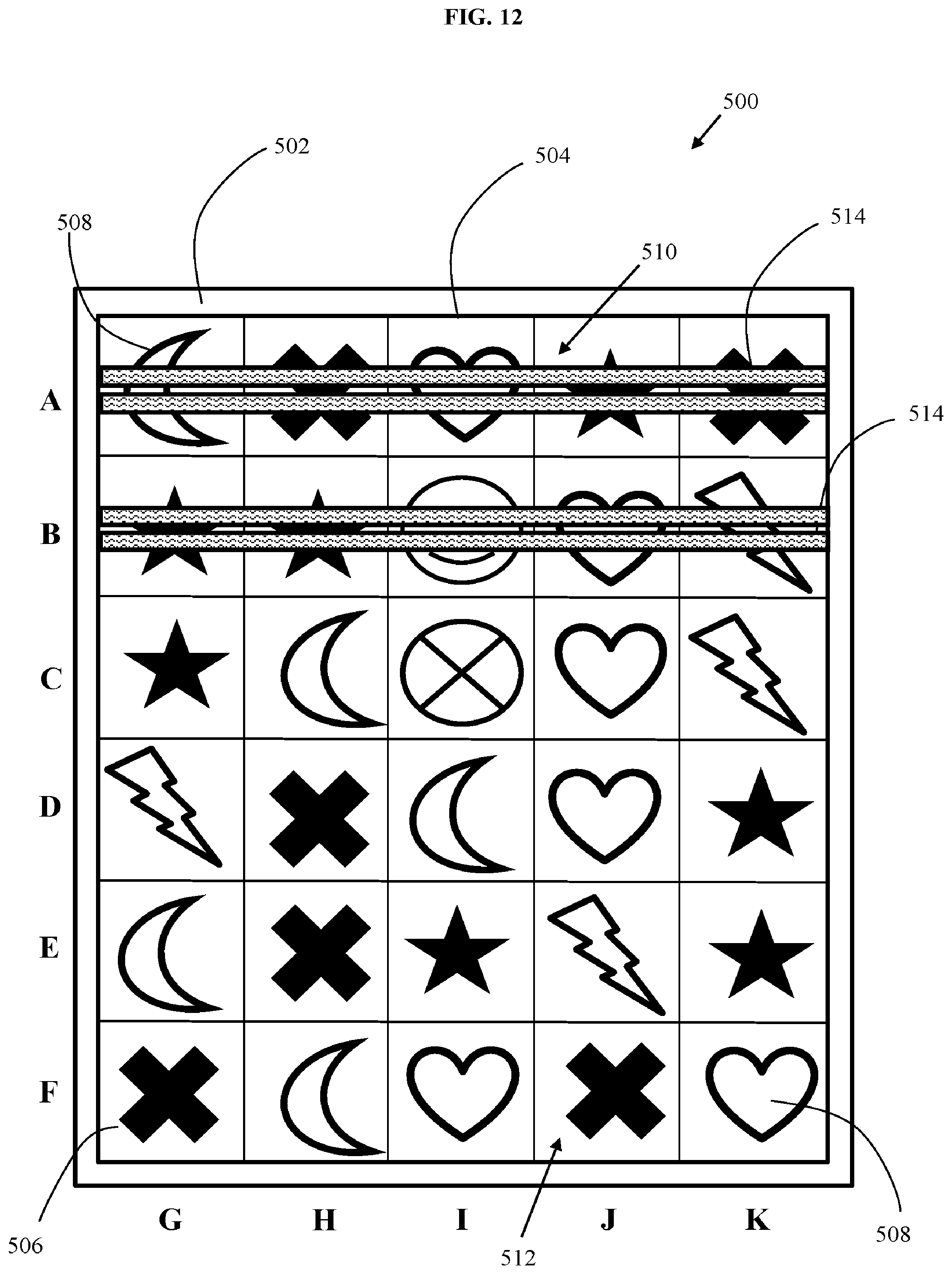 Patent US12333909 Figure 12 – Electronic gaming systems and methods