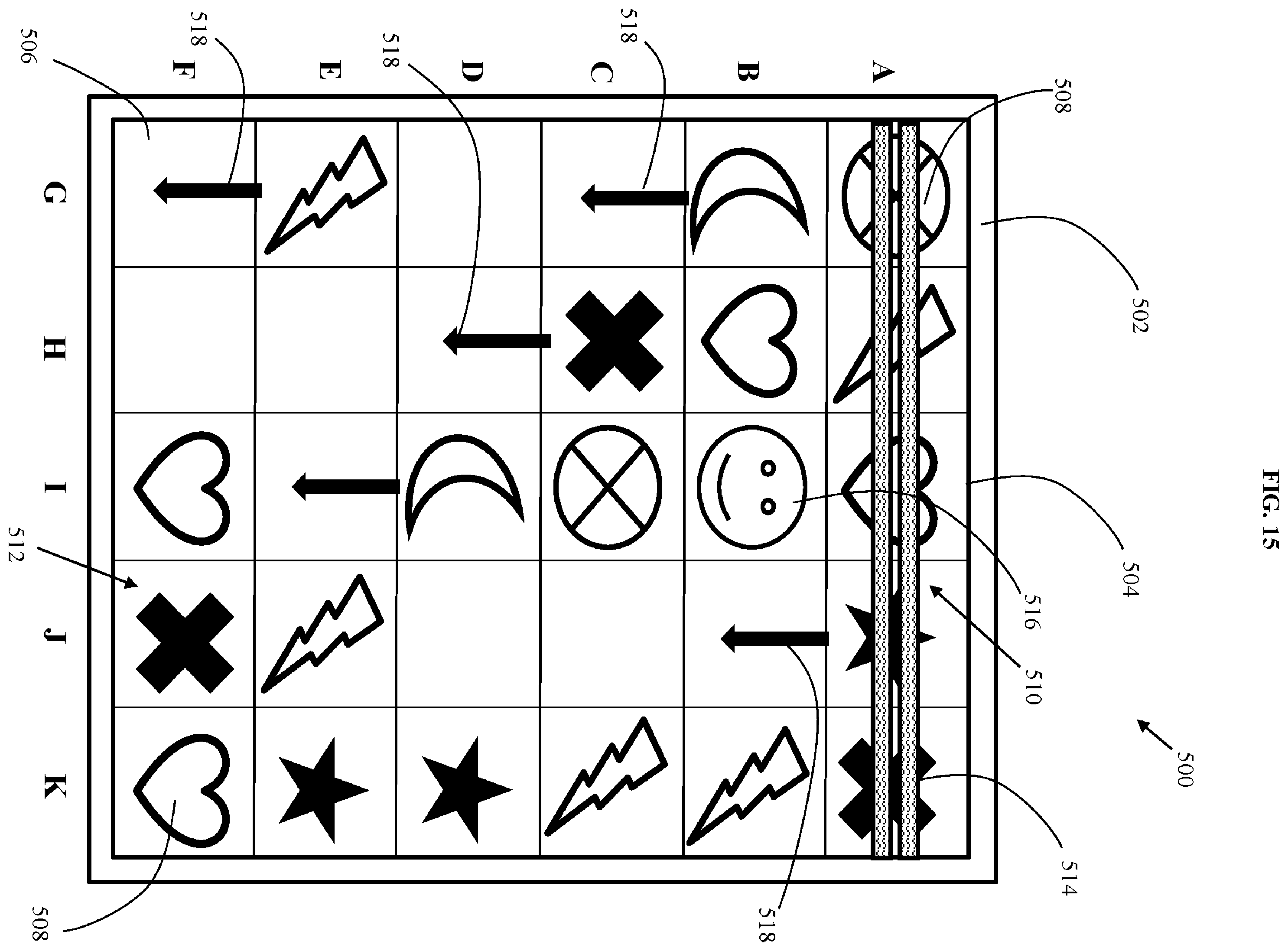 Patent US12333909 Figure 15 – Electronic gaming systems and methods