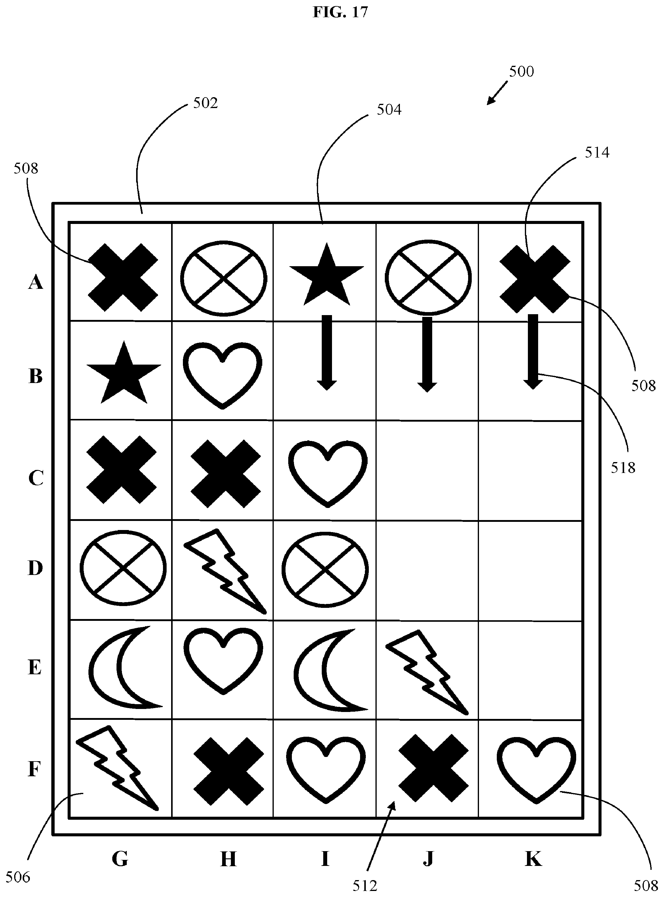 Patent US12333909 Figure 17 – Electronic gaming systems and methods