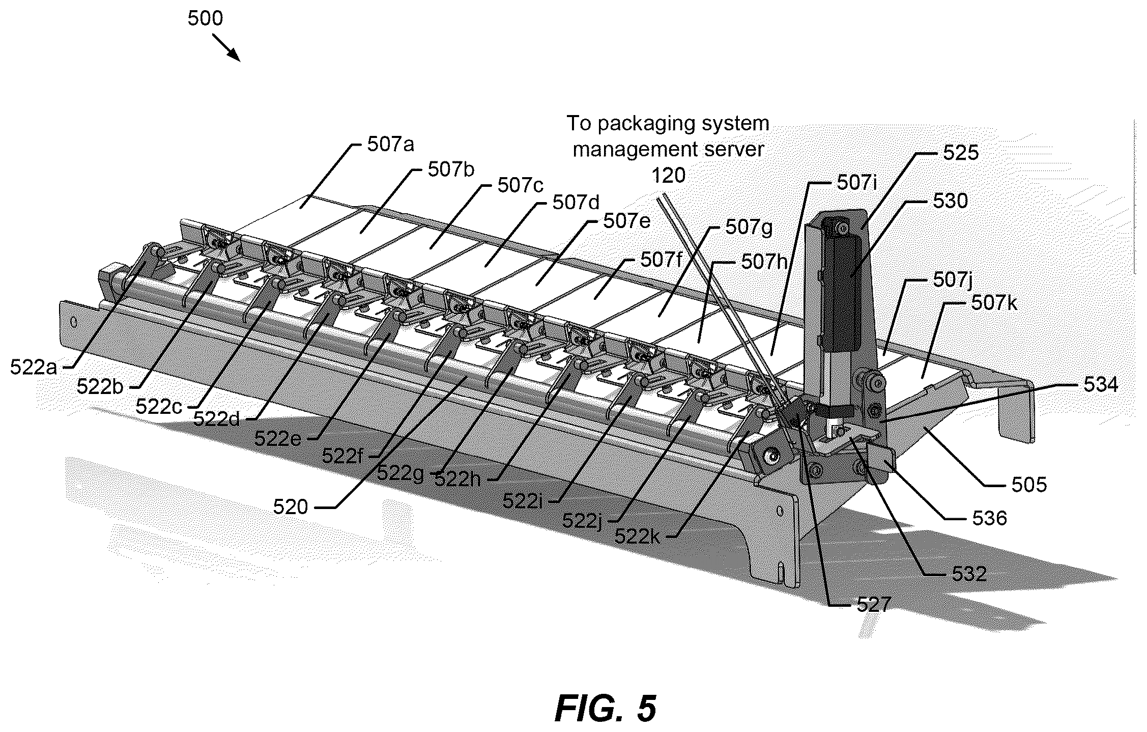 Patent US12333914 Figure 5 – Drug product packaging system including locking system for controlling access to drug product cells