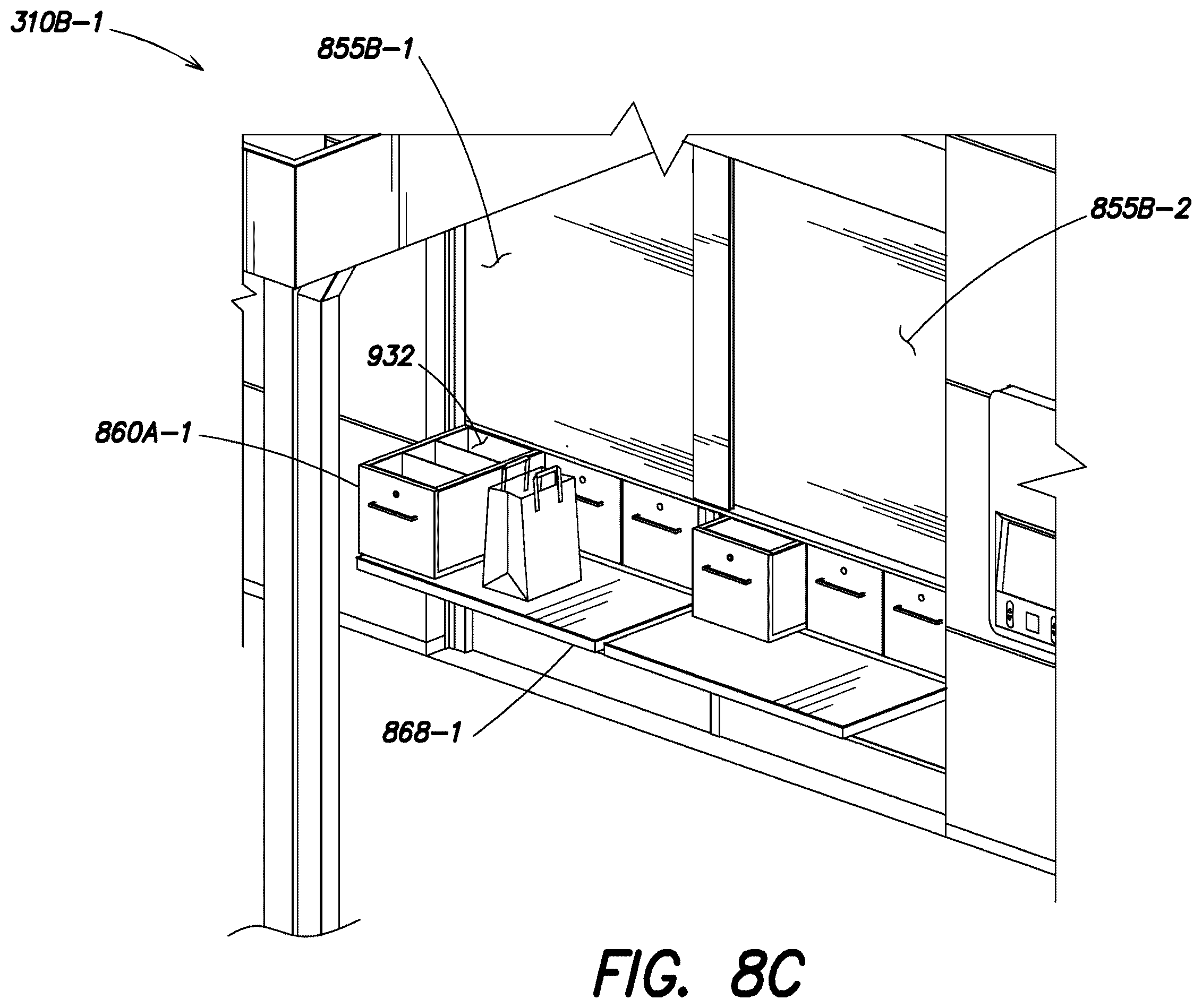 Patent US12333915 Figure 16 – Methods and apparatus for facilitating transport of items between a store and a customer via a customer access portal