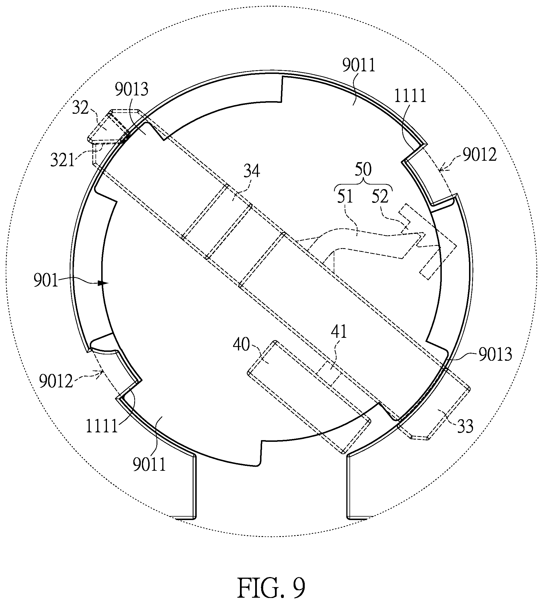 Patent US12333918 Figure 9 – One-time activation smoke alarm