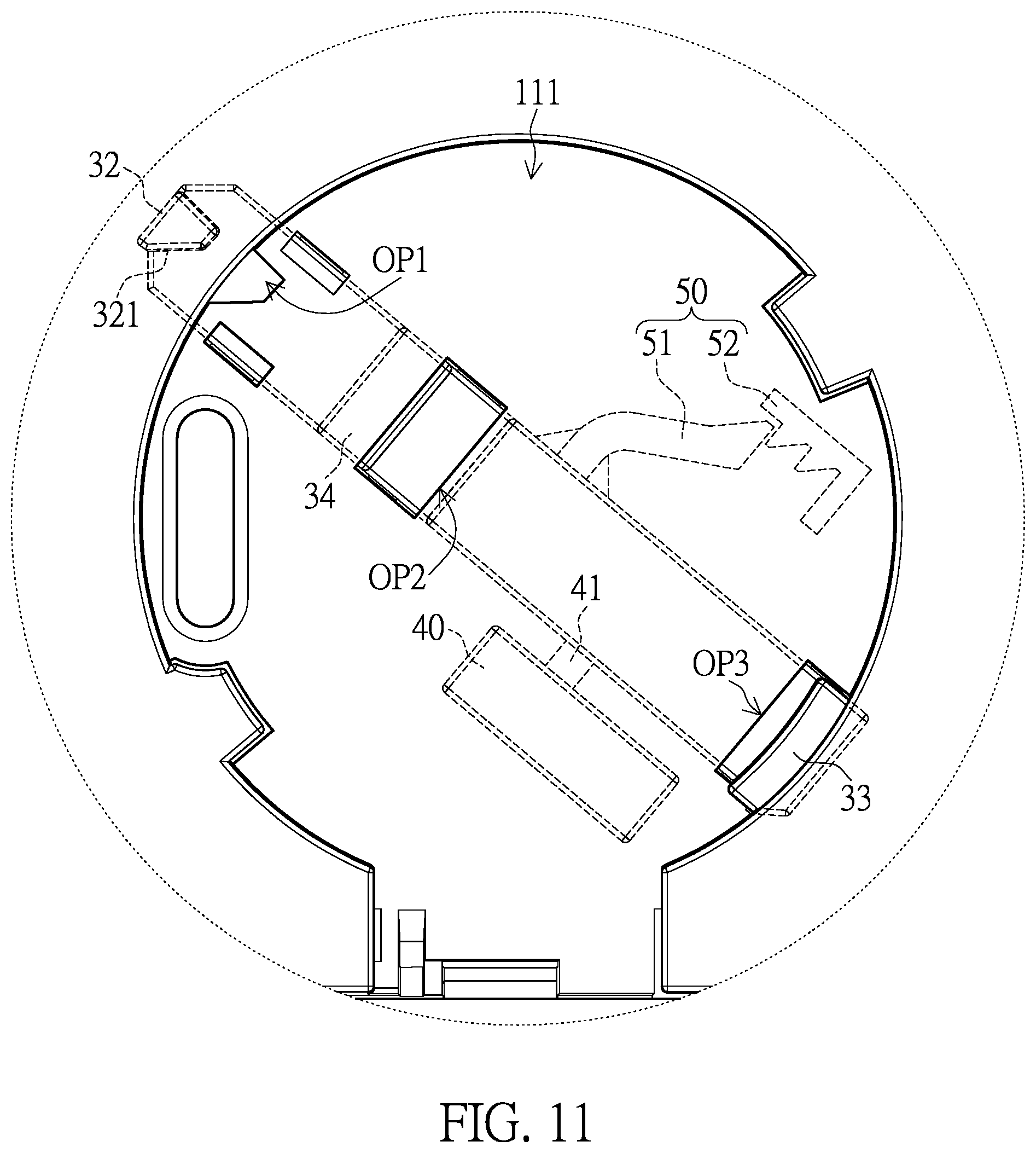 Patent US12333918 Figure 11 – One-time activation smoke alarm