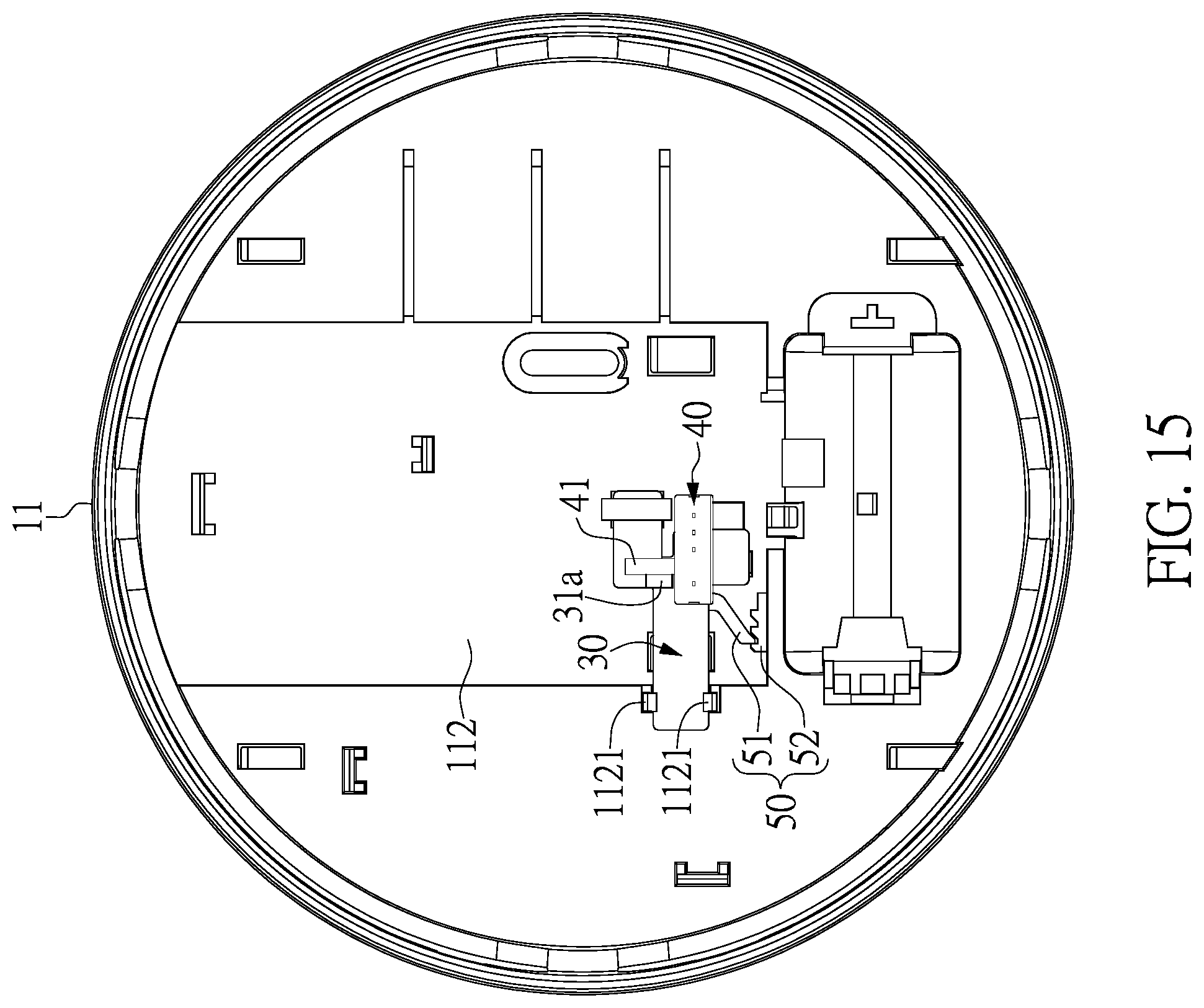 Patent US12333918 Figure 15 – One-time activation smoke alarm