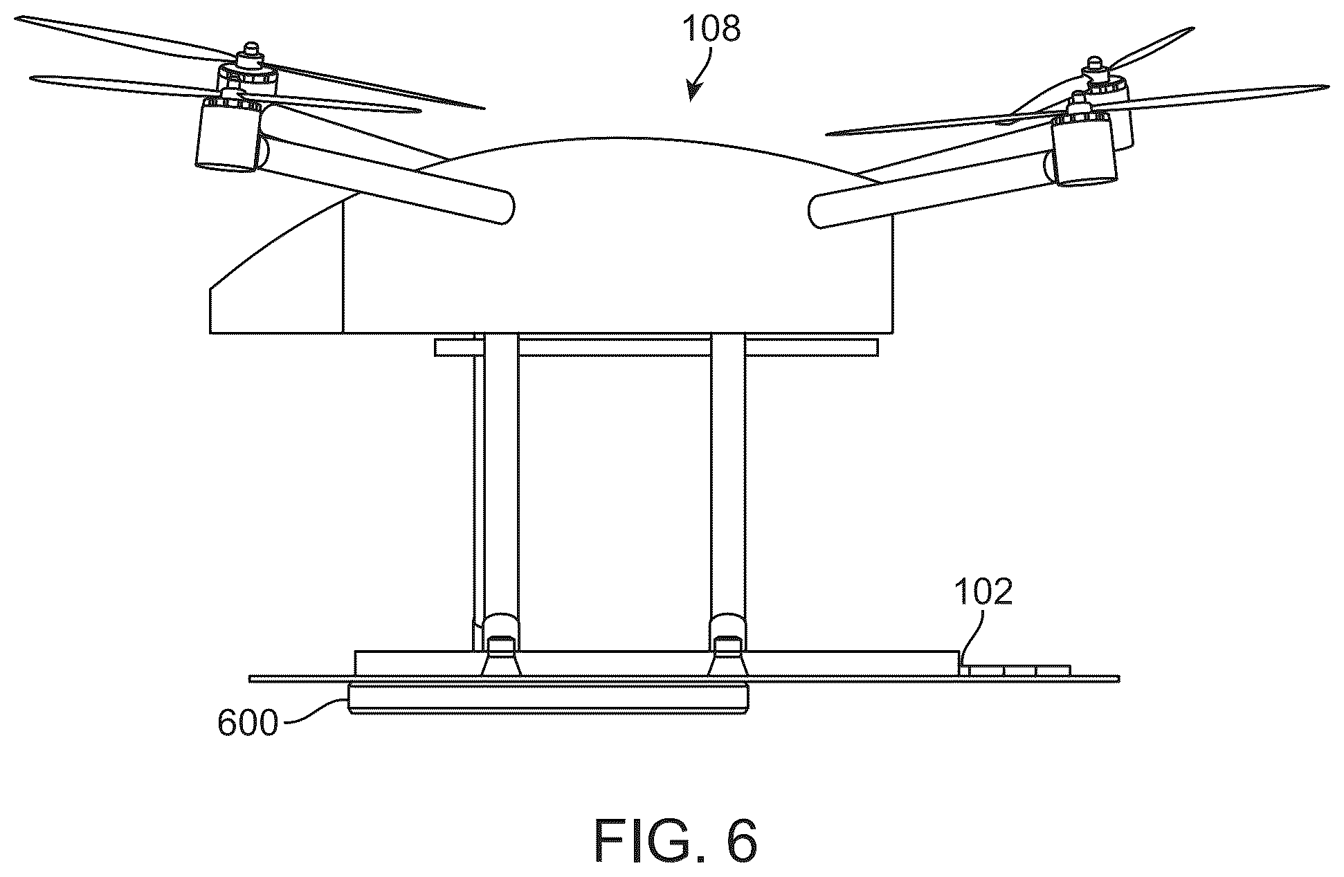 Patent US12333923 Figure 8 – Automated alert system using unmanned aerial vehicles